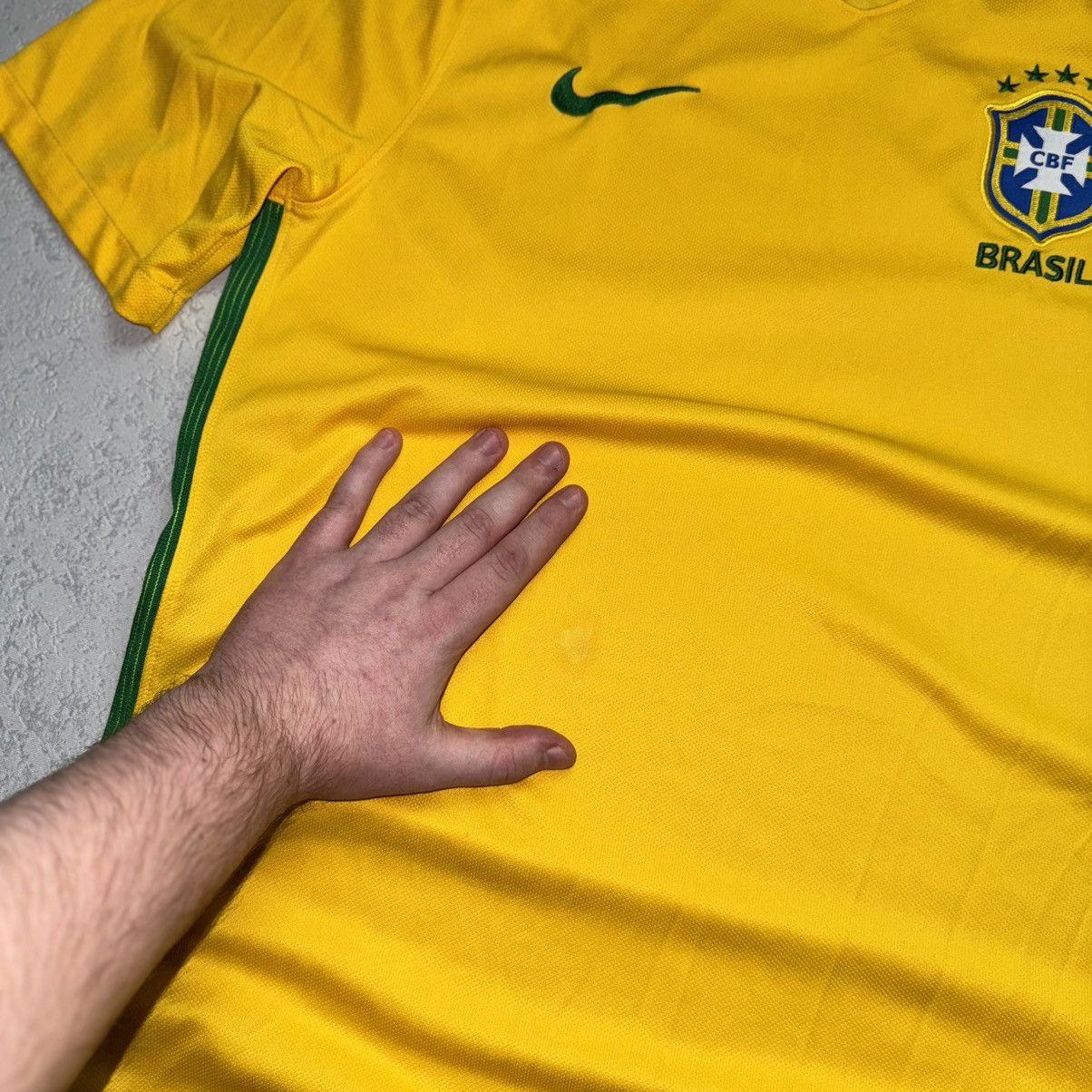 Nike Brasil Nike 2016-2017 Soccer Shirt Size US M / EU 48-50 / 2 - 3 Thumbnail