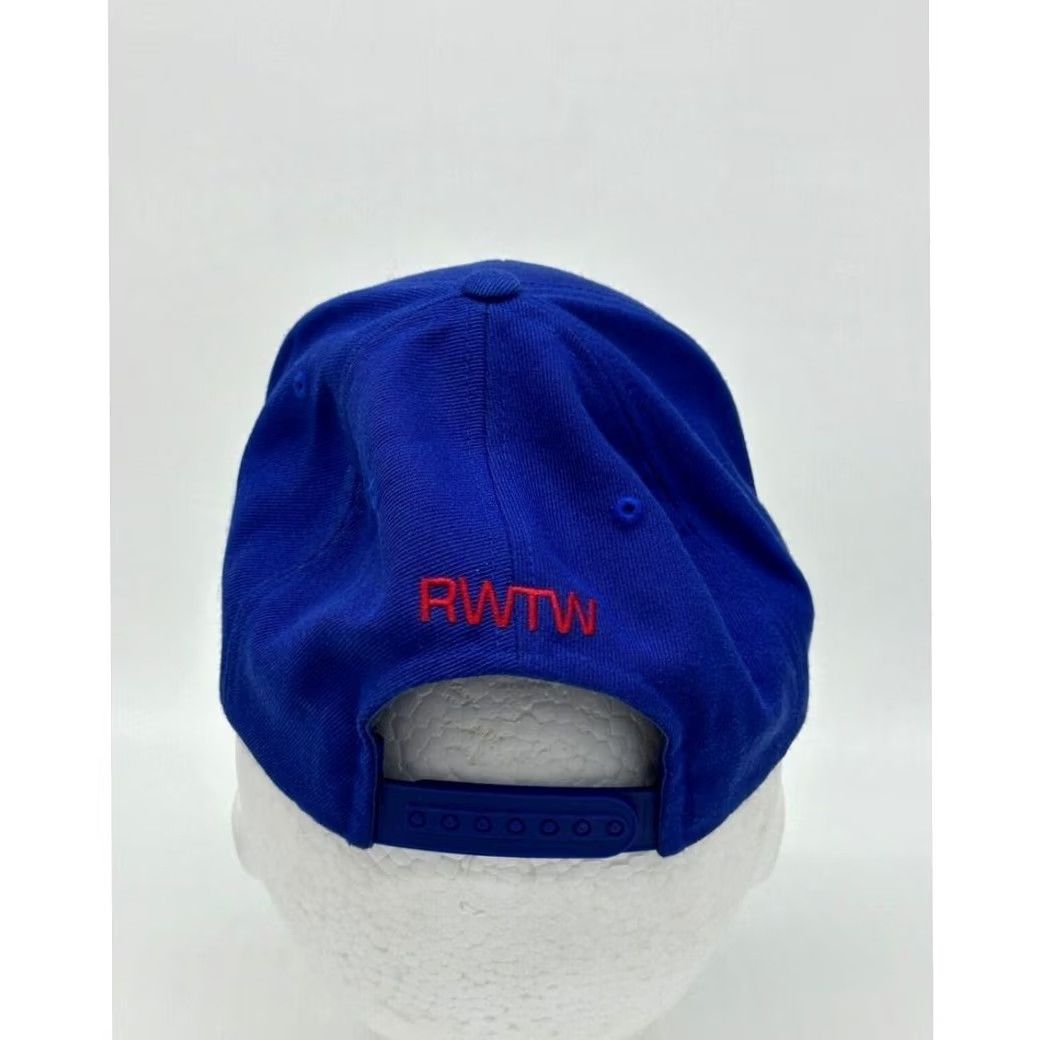 Vintage RWTW Hat Adult Adjustable Blue Embroidered Logo Snapback Baseball Cap Mens NEW Size ONE SIZE - 2 Thumbnail