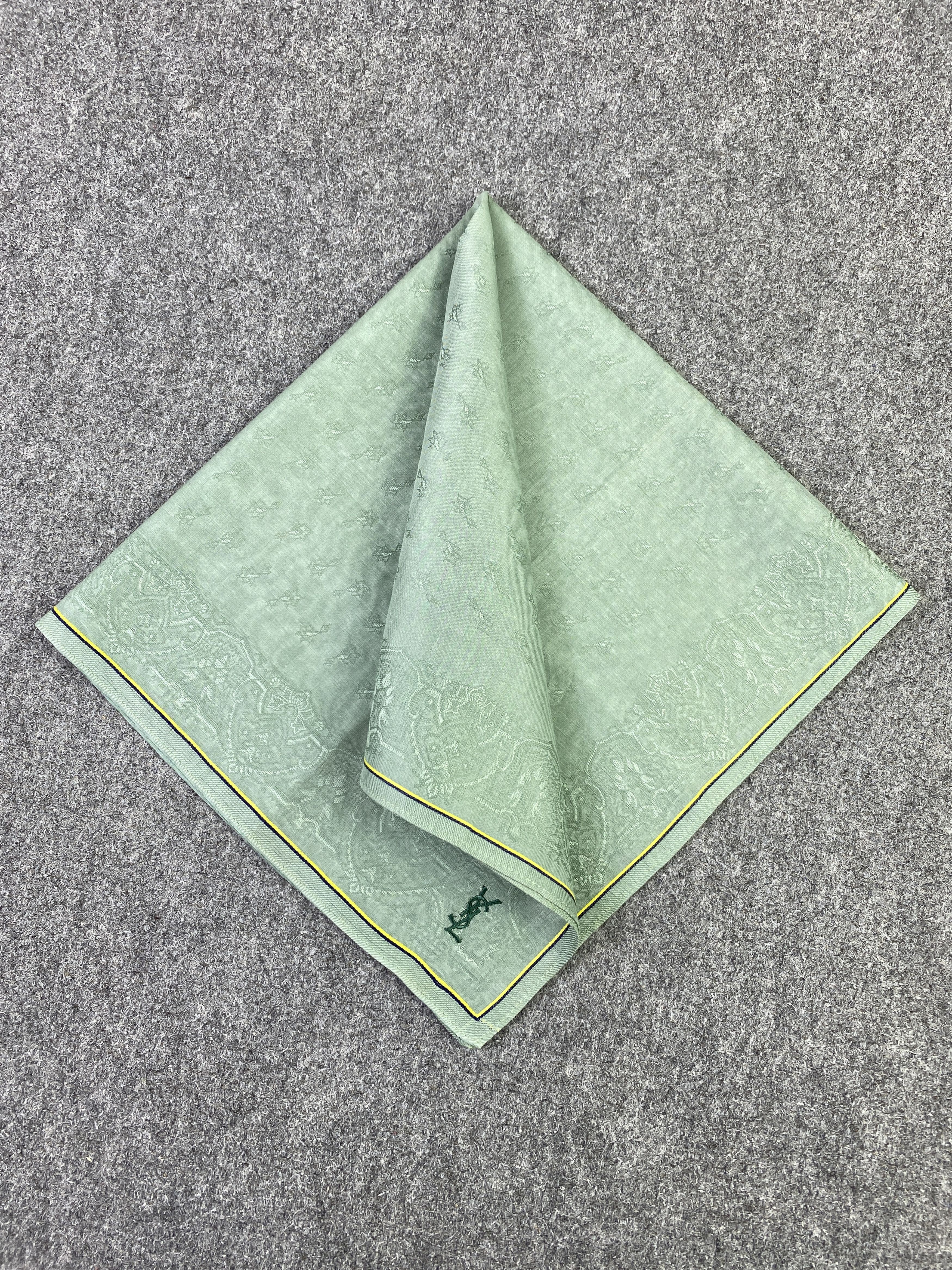 Yves Saint Laurent Yves Saint Laurent Handkerchief / Neckerchief KT0173 Size ONE SIZE - 3 Thumbnail