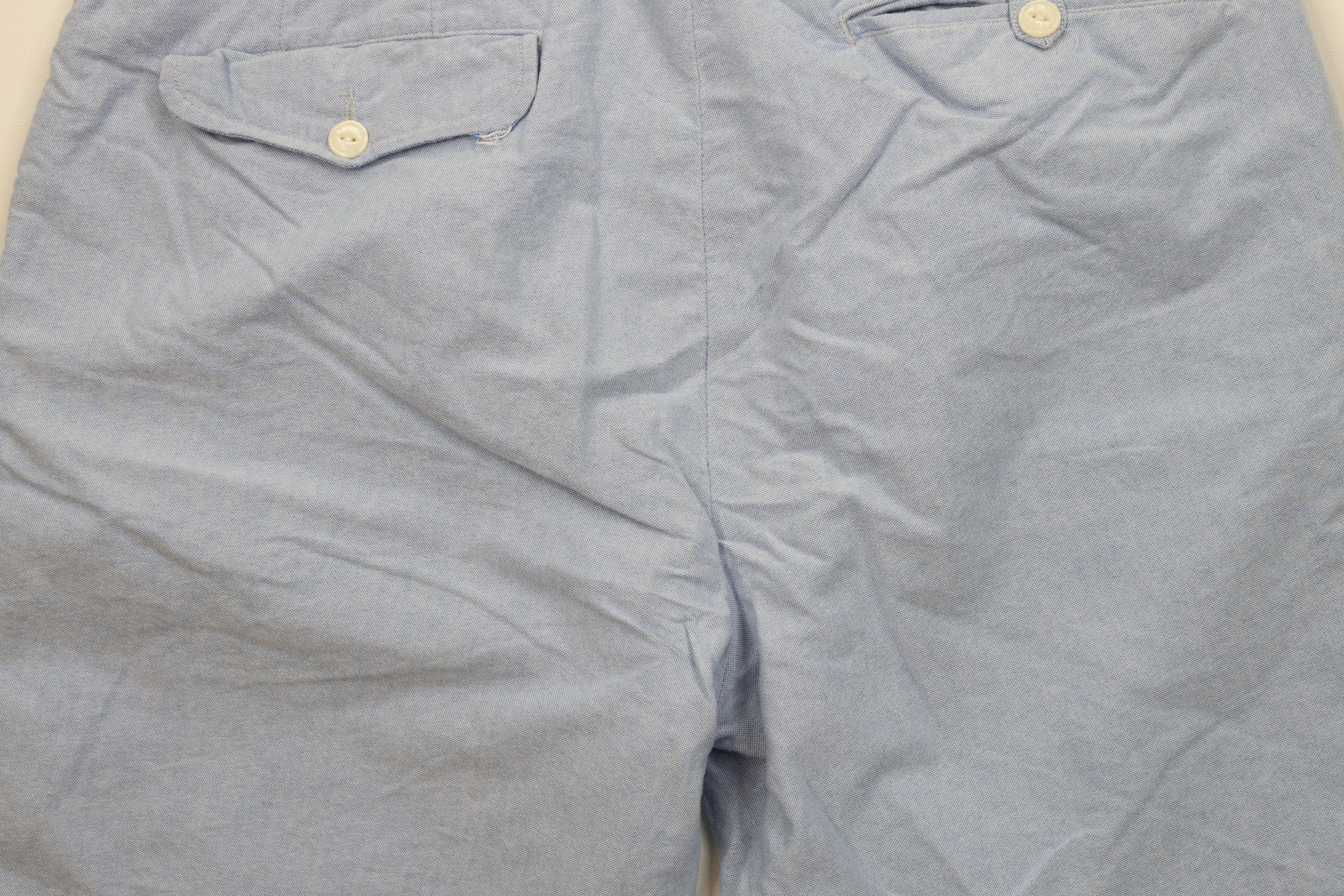 Ralph Lauren Vintage Y2K Ralph Lauren Above Knee Chino Shorts Blue Size US 34 / EU 50 - 9 Thumbnail