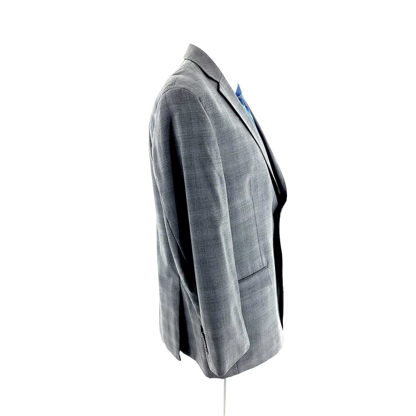 Joseph Abboud Joseph Abboud Wool 2 Button Gray Plaid Blazer 40S Or Slim 42 Size 40S - 6 Thumbnail