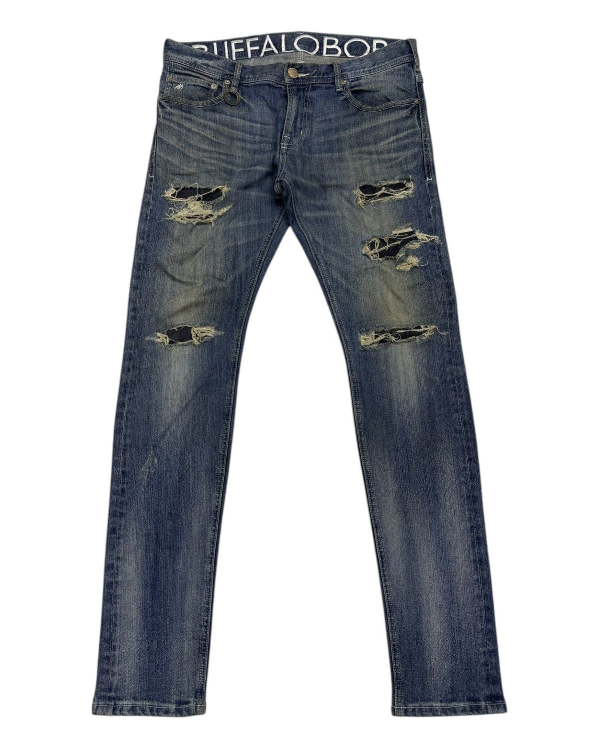 BUFFALO BOBS SLIM SKINNY DISTRESSED DENIM JEAN