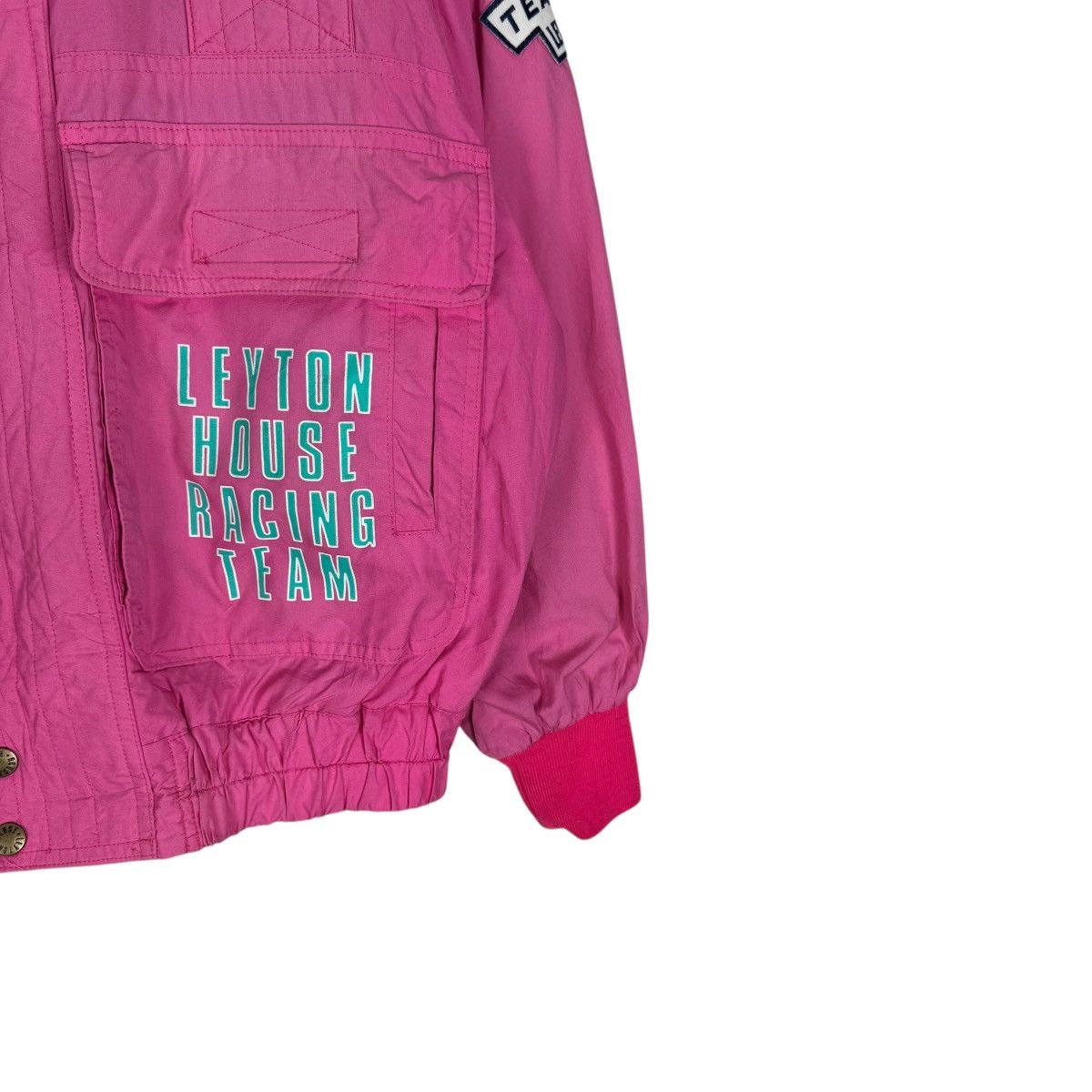 Sports Specialties ☀️LEYTON HOUSE TEAM CREW RACING BOMBER JACKET Size L / US 10 / IT 46 - 5 Thumbnail