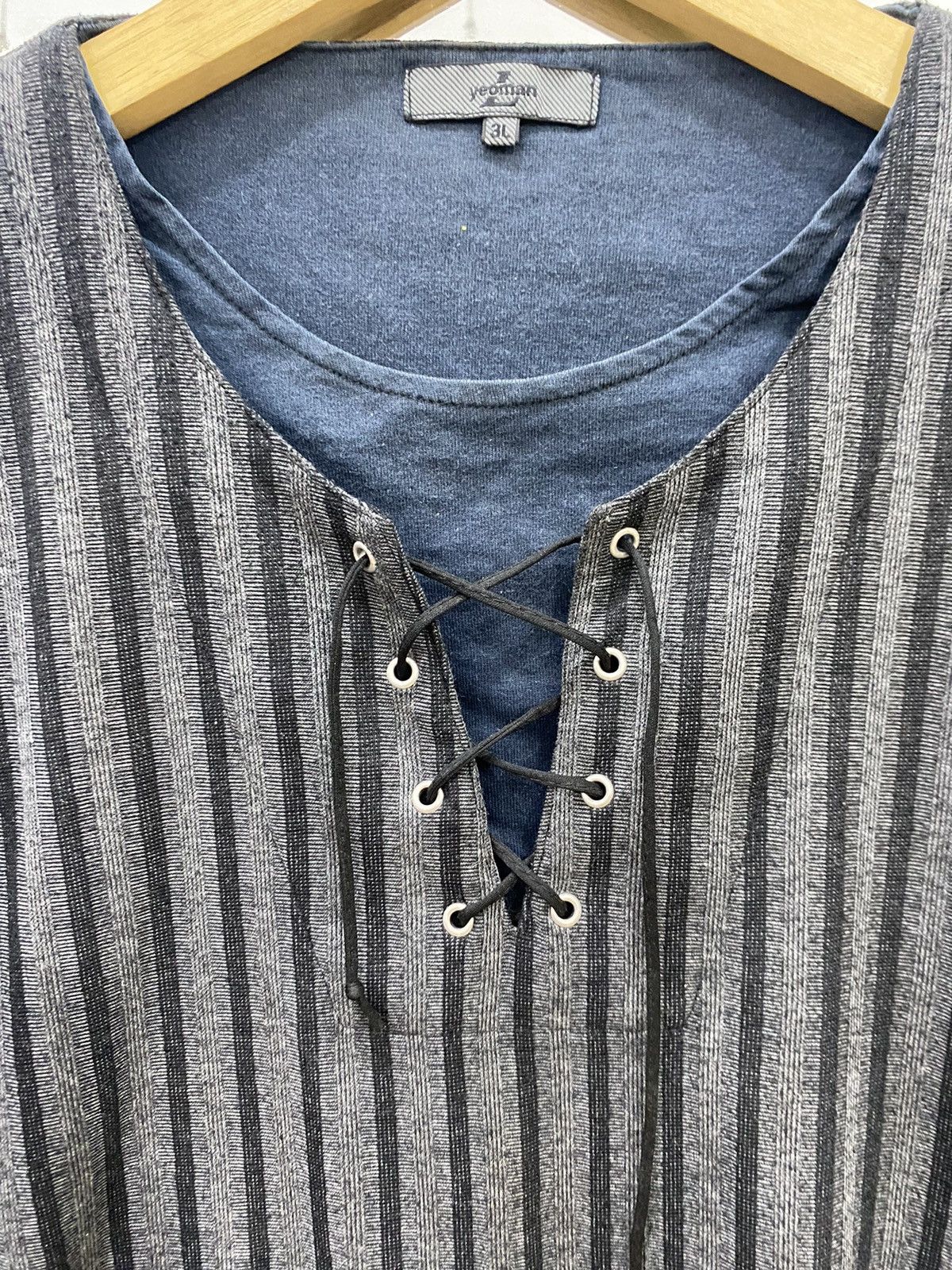 Le Grande Bleu (L.G.B.) Yeoman Lace up double layer striped Size US XXL / EU 58 / 5 - 3 Thumbnail