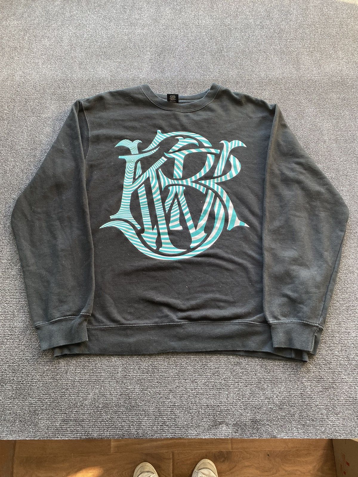 KREW 🔥Krew kr3w sweatshirt black opium punk mens y2k Size US L / EU 52-54 / 3 - 1 Thumbnail