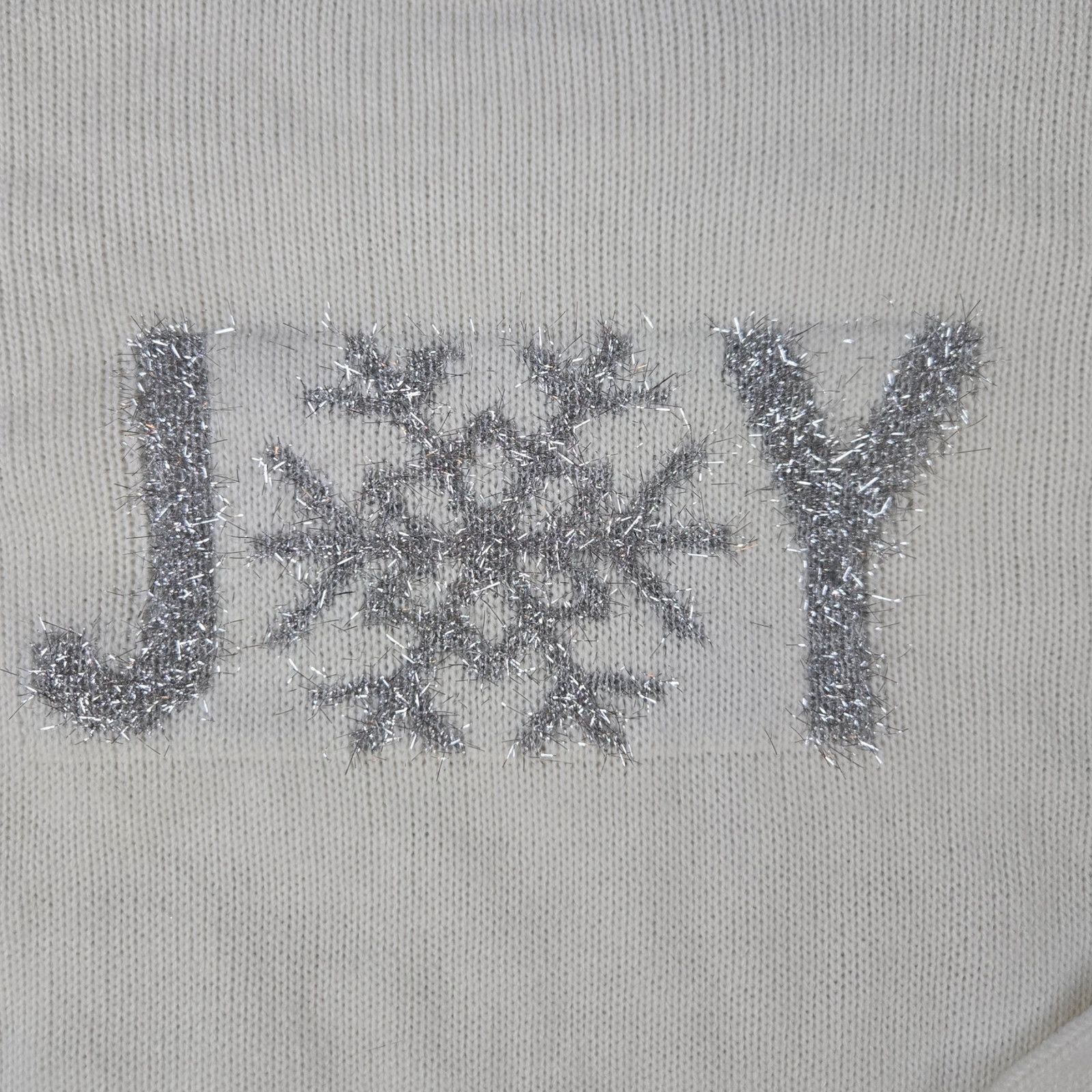 Other Ivory Joy Crewneck Snowflake Sweater Large Size L / US 10 / IT 46 - 3 Thumbnail