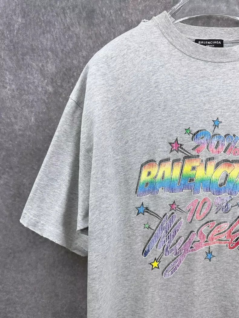Balenciaga Balenciaga FW22 Logo Distressed Casual T-Shirt-2506 Size US XS / EU 42 / 0 - 6 Thumbnail