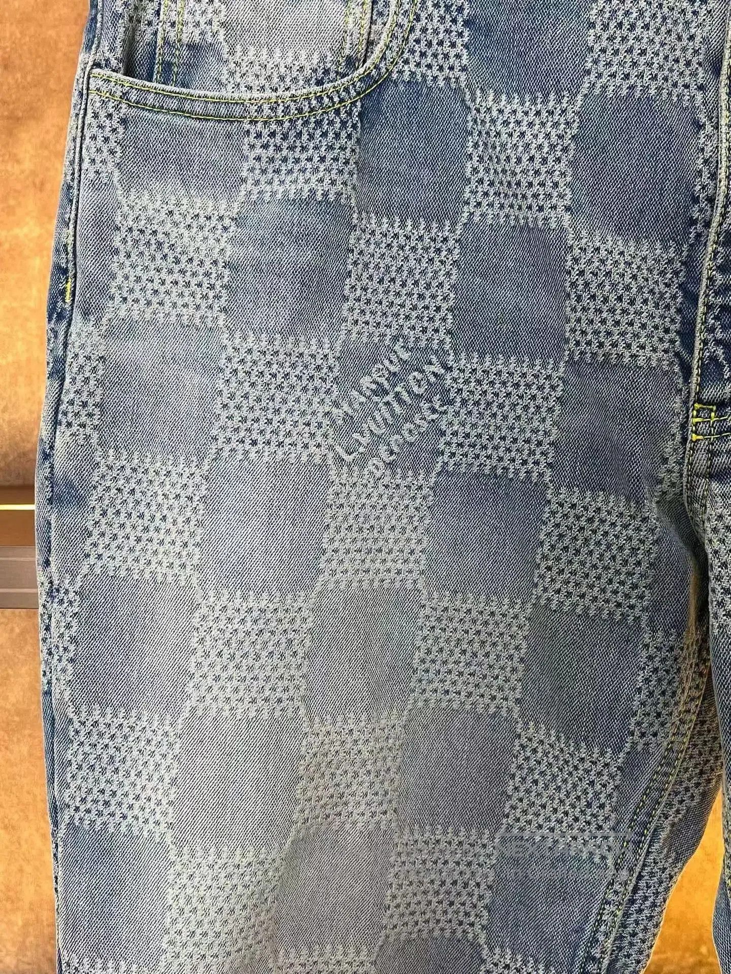 Louis Vuitton Louis Vuitton Pharrell Checkerboard Flared Jeans. Size US 36 / EU 52 - 4 Thumbnail
