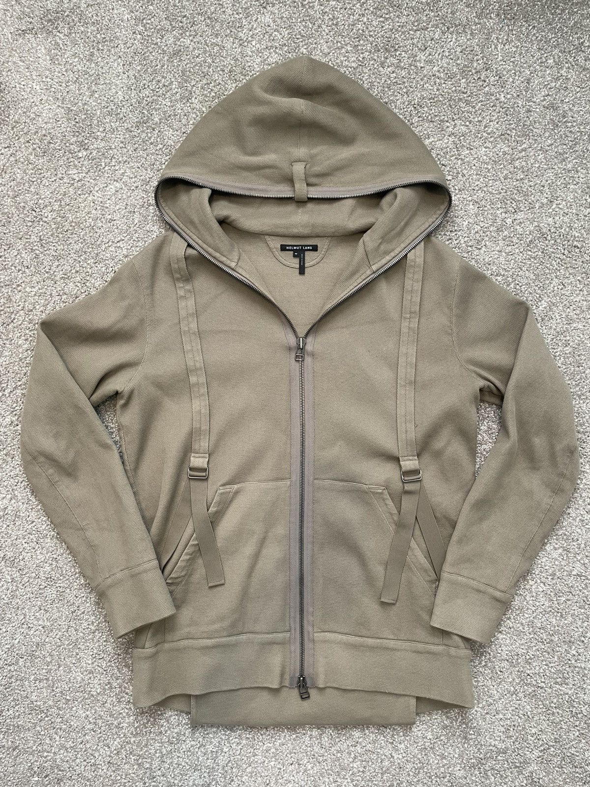 【激レア】Helmut Lang AW2004 Bondage Hoodie Helmut Lang Bondage Hoodie | Grailed