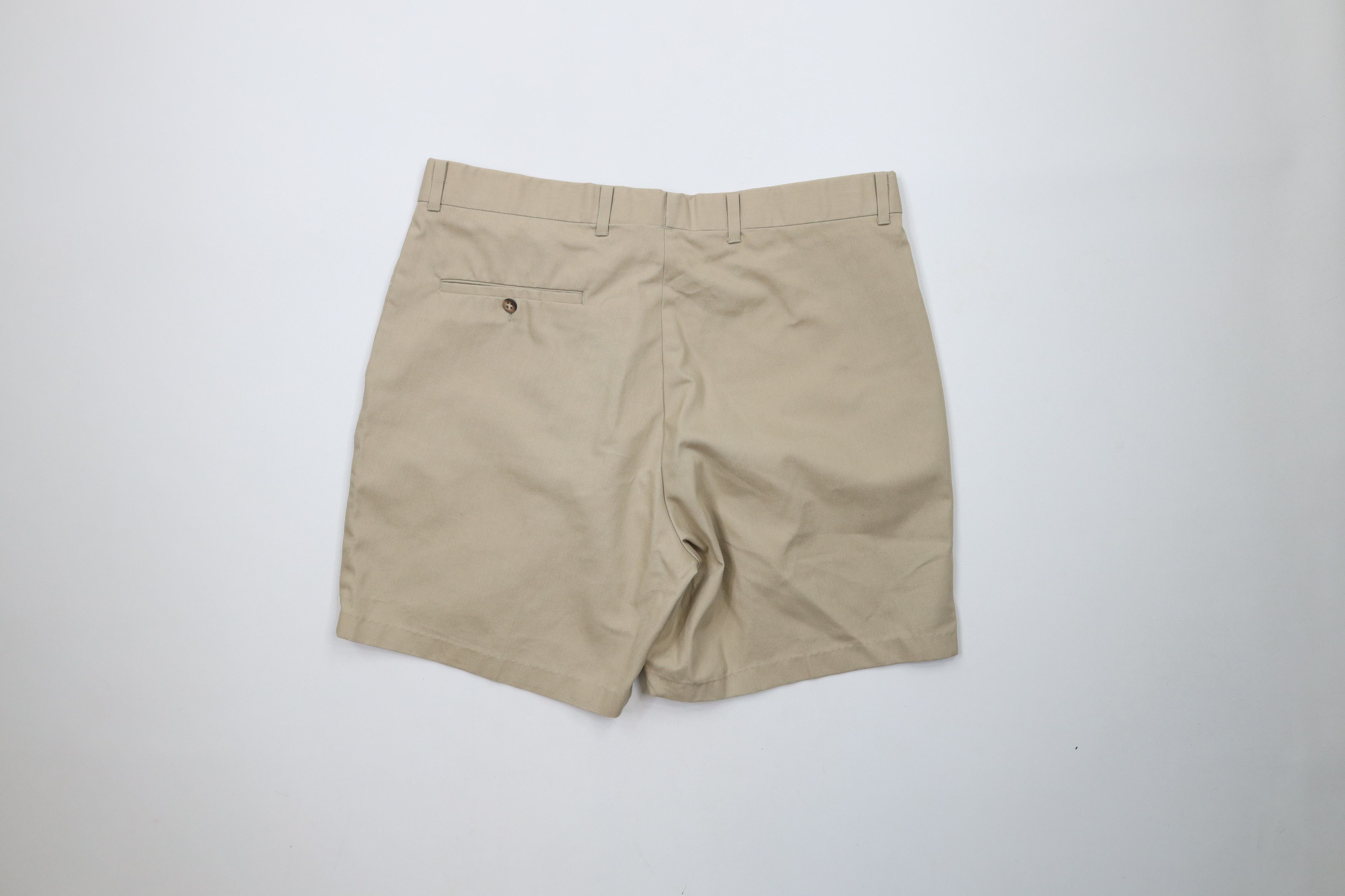 Vintage Vintage 70s Streetwear Made Above Knee Chino Shorts USA Size US 34 / EU 50 - 7 Thumbnail