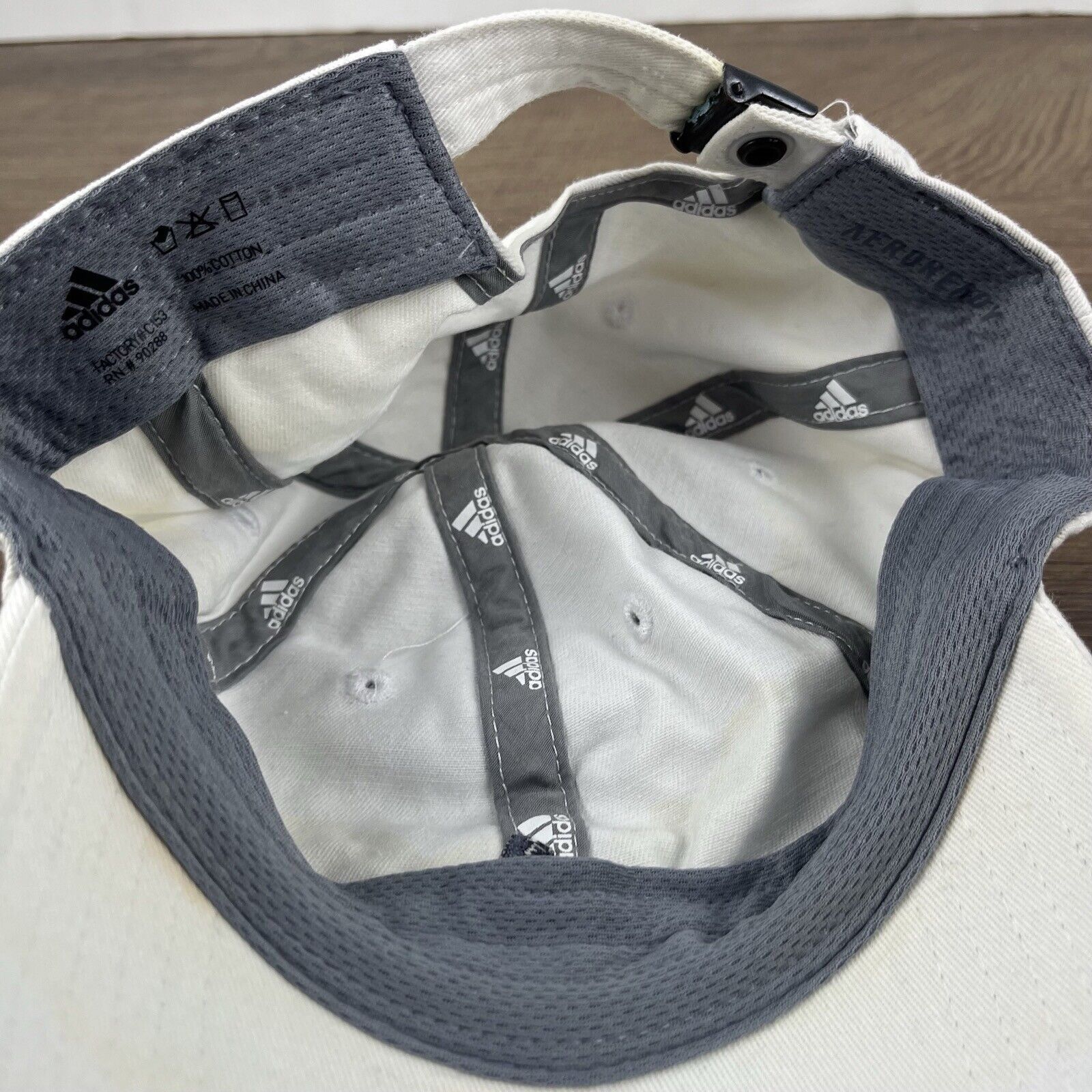 Adidas Adidas Athletic Hat Adidas Cap Baseball White Hat Adjustable Size ONE SIZE - 20 Thumbnail