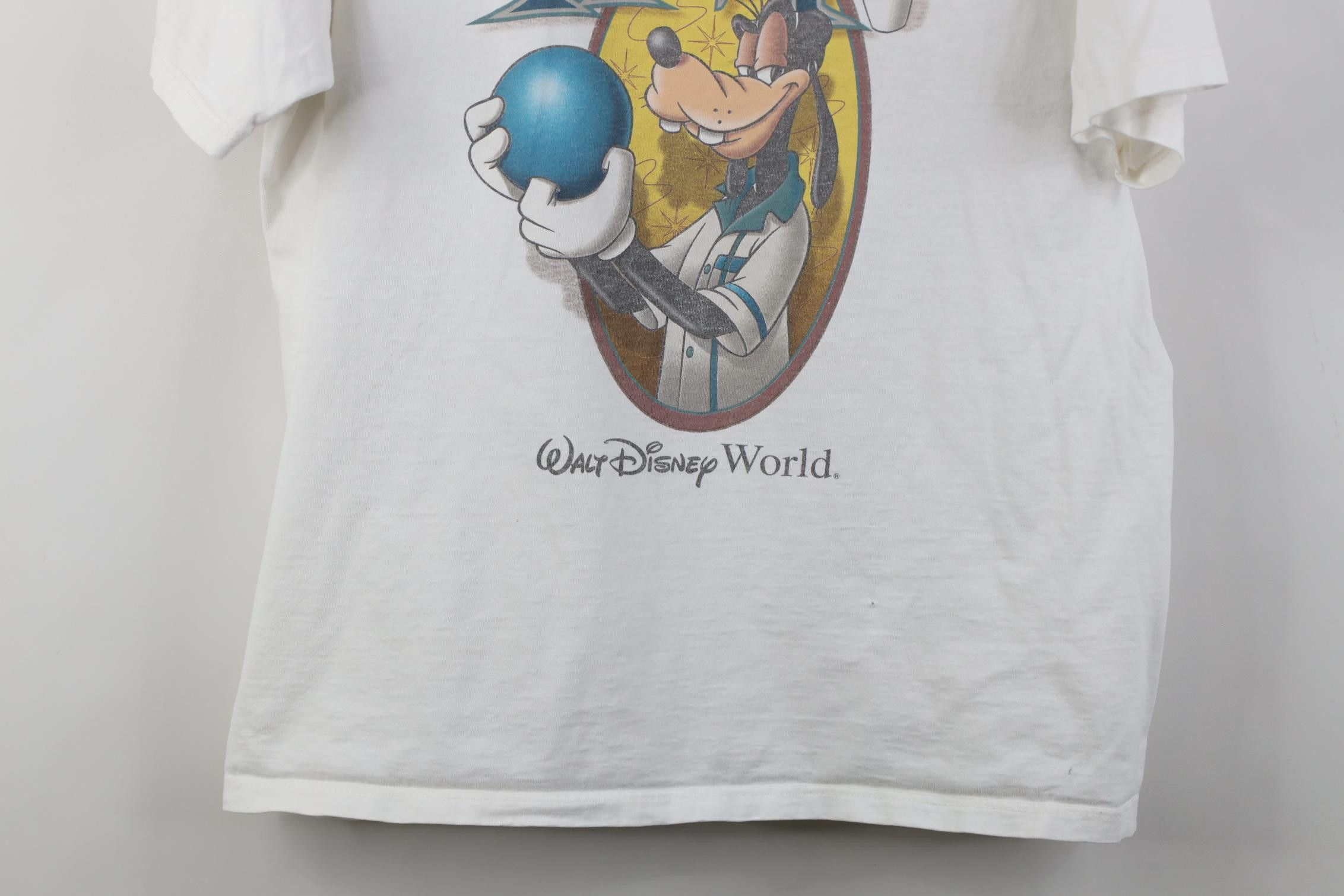 Disney Vintage 90s Walt Disney World King Pin Bowling T-Shirt USA Size US M / EU 48-50 / 2 - 3 Thumbnail