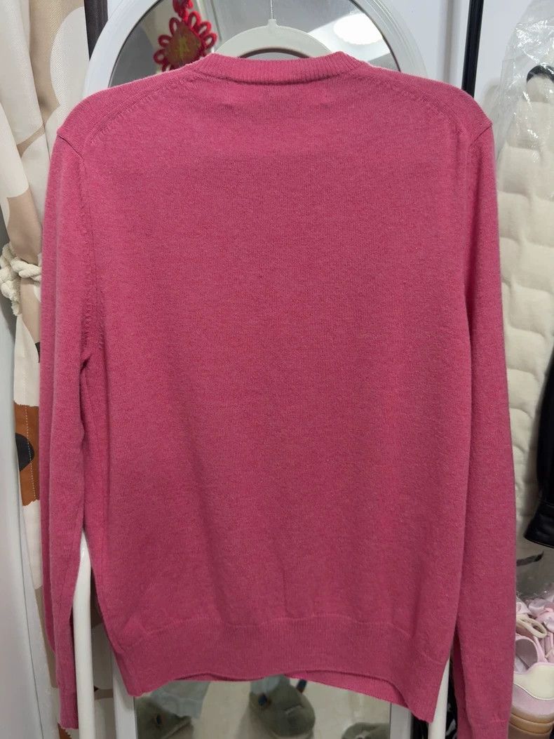 Comme des Garcons Comme Des Garcons Pink wool cardigan Size S / US 4 / IT 40 - 2 Thumbnail