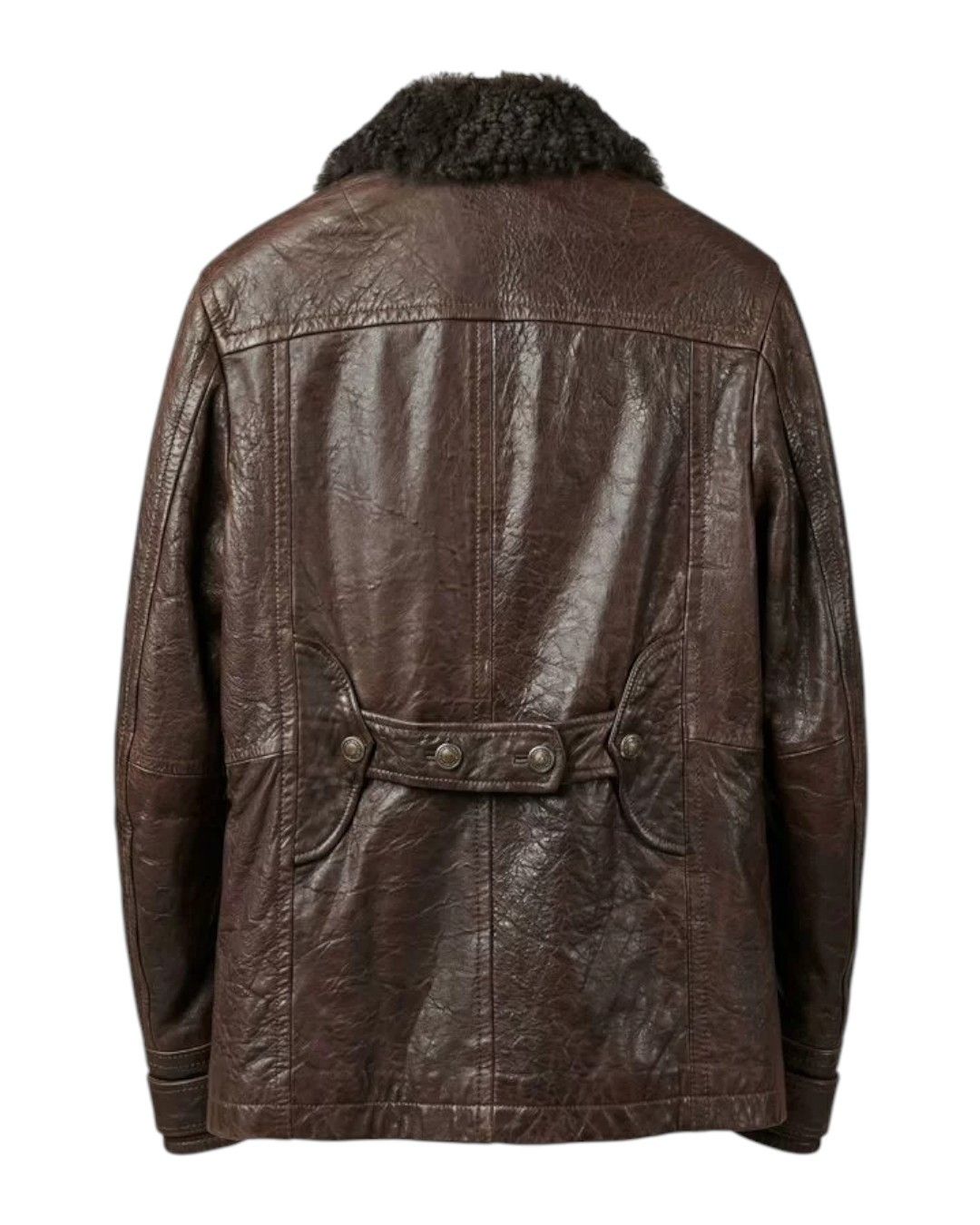Gucci F/W 2008 NAPOLEON SHEARLING LEATHER JACKET Size US M / EU 48-50 / 2 - 2 Thumbnail