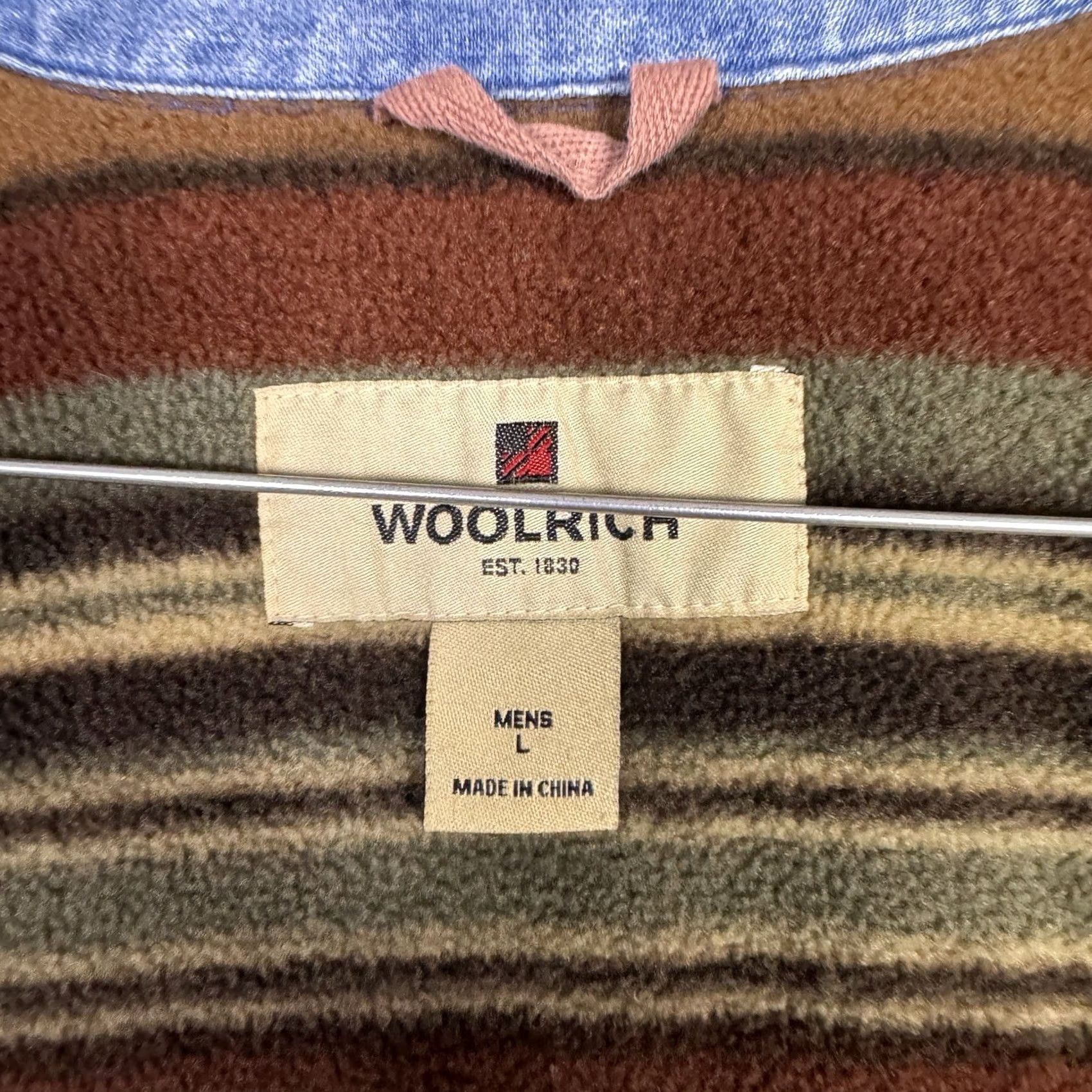 Vintage Woolrich Denim Jacket Mens L Shirt Shacket Flannel Lined Chore Field Barn 22580 Denim Jacket Mens L Blue Woolrich Regular Coat Size US L / EU 52-54 / 3 - 3 Thumbnail