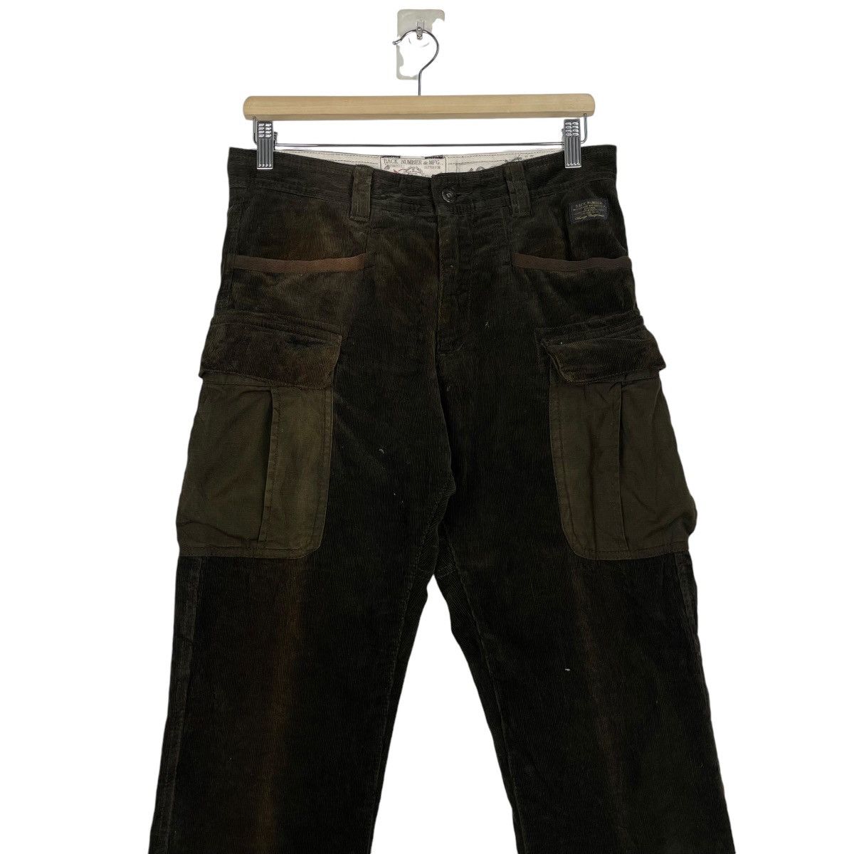 Beauty Beast × Hysteric Glamour × Japanese Brand 💥BACK NUMBER CORDUROY BONDAGE CARGO PANT Size US 30 / EU 46 - 3 Thumbnail