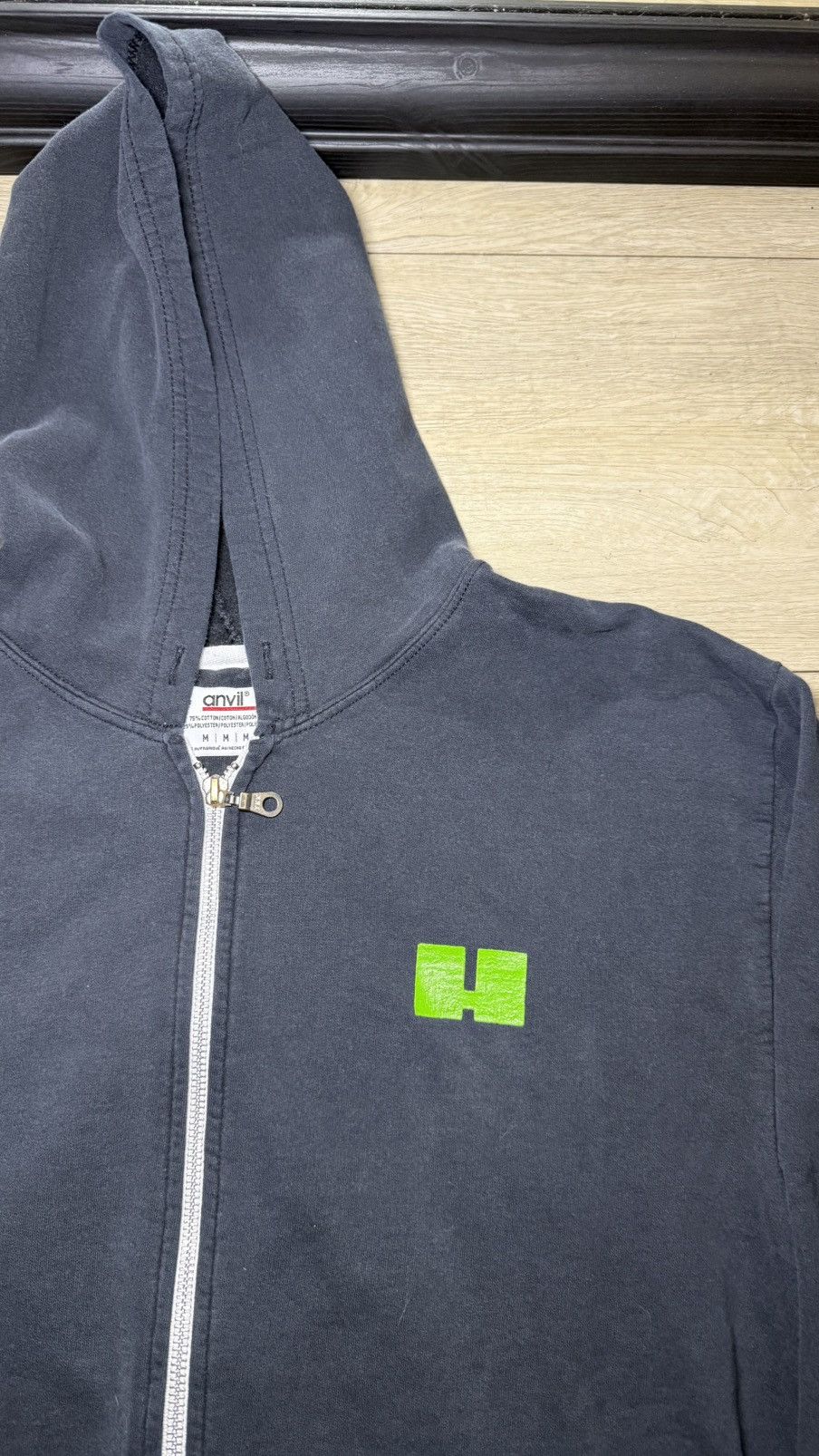 Anvil Vintage / Y2K Nickelodeon Glitch Techs Promo Hoodie Zip Up Size US M / EU 48-50 / 2 - 6 Thumbnail