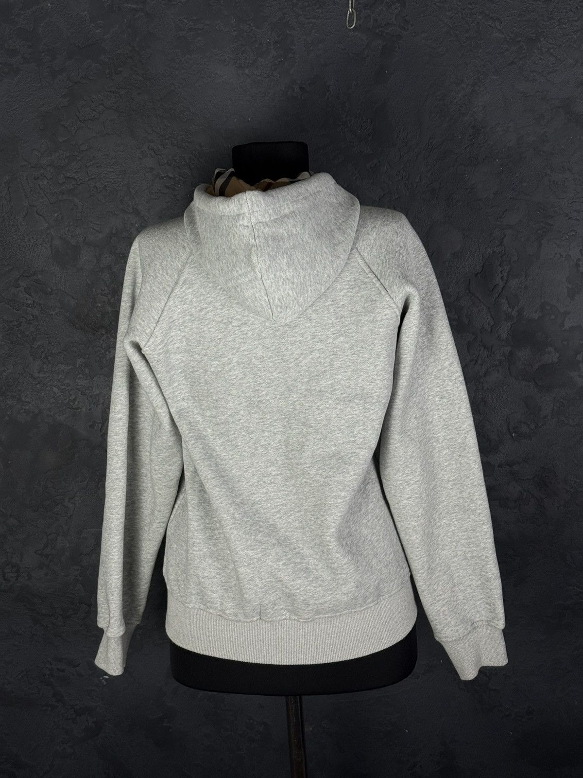 Burberry Burberry Women's Grey Zip Up Hoodie Sweatshirt Size M / US 6-8 / IT 42-44 - 11 Thumbnail