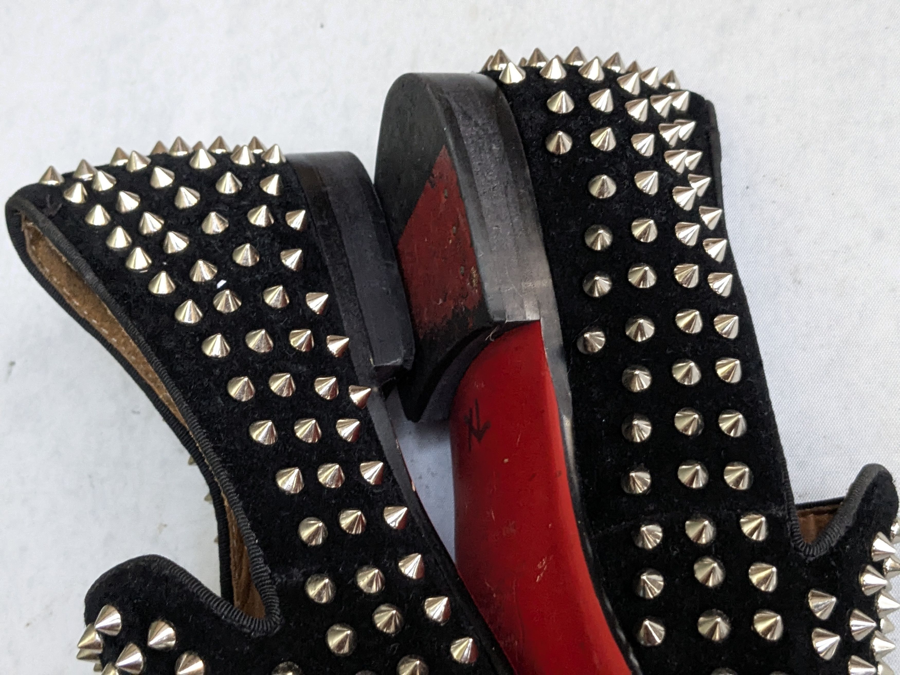 Christian Louboutin Christian Louboutin Spike Loafers Black 9 42 Size US 9 / EU 42 - 9 Thumbnail