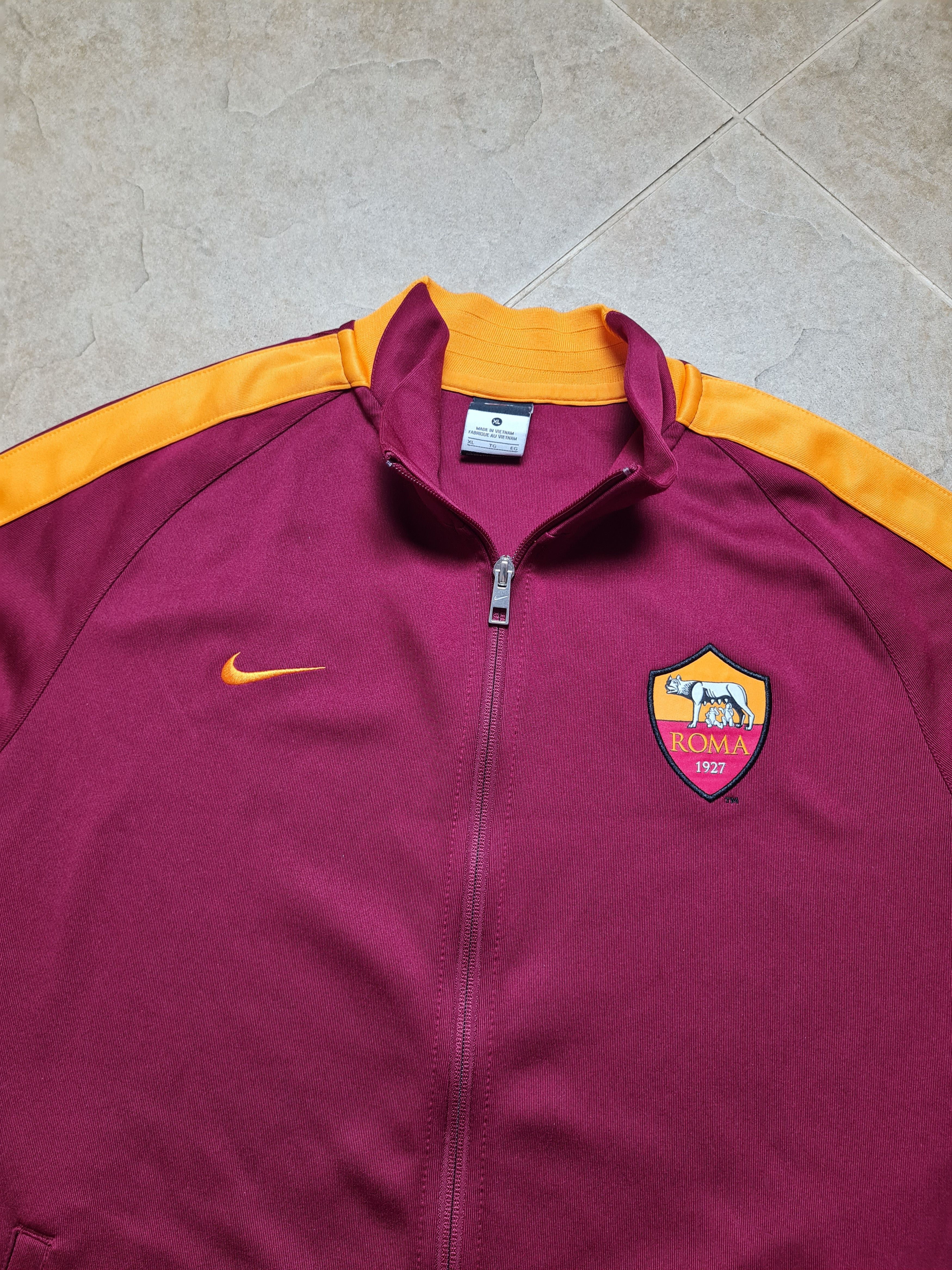 Nike AS ROMA 2015-2016 TRAINING FOOTBALL JACKET NIKE SOCCER SHIRT Size US XL / EU 56 / 4 - 3 Thumbnail
