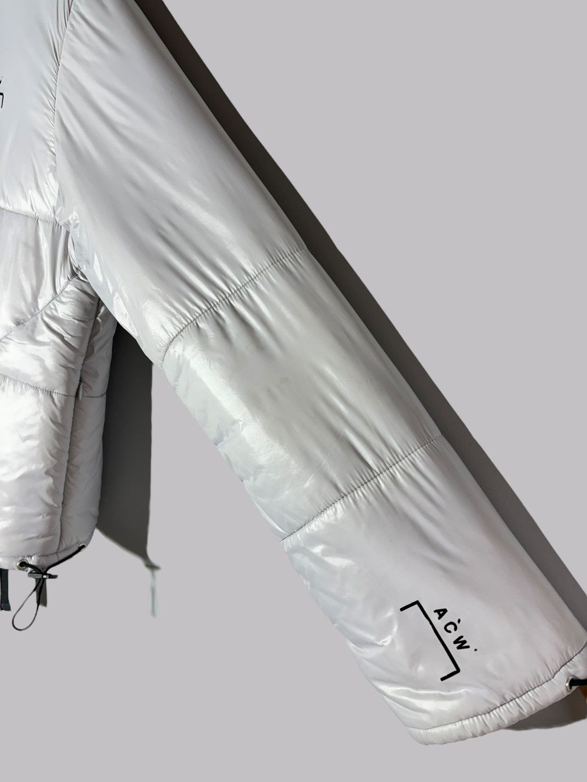 A-COLD-WALL* A Cold Wall Lilac Elongated Zip Detailed Logo Down Jacket Size US M / EU 48-50 / 2 - 12 Thumbnail