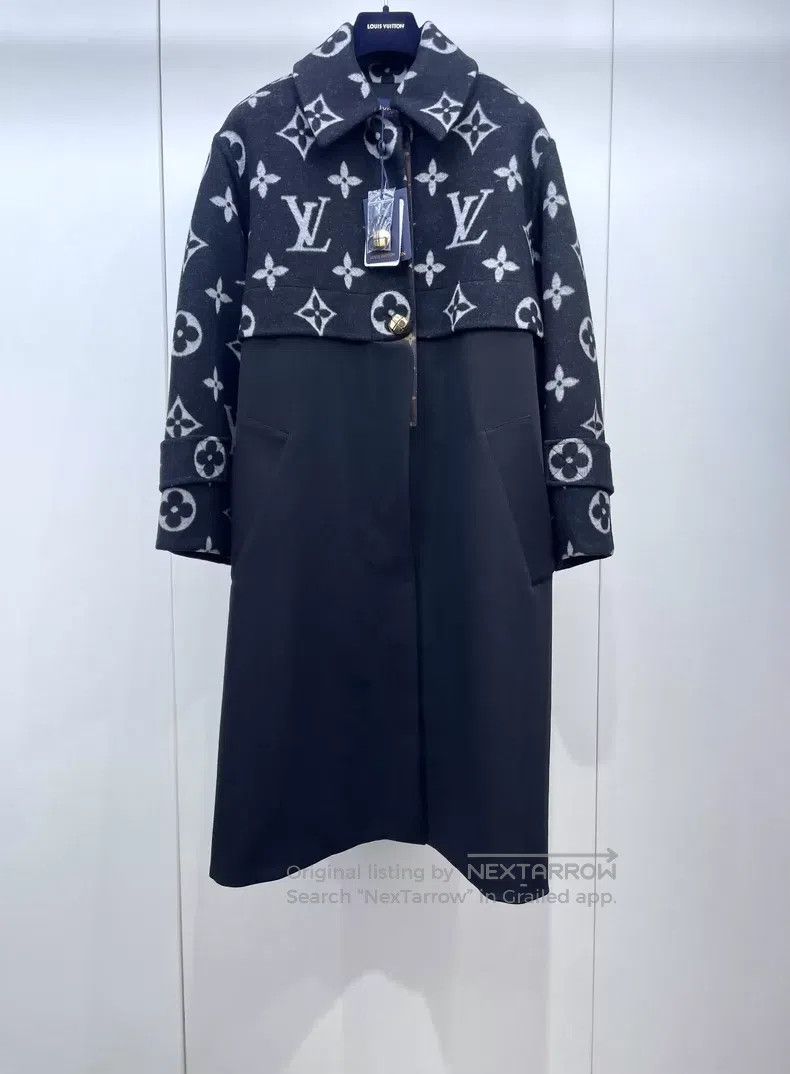 Louis Vuitton Louis Vuitton Wool presbyopic windbreaker coat Size XXS / US 00 / IT 34 - 1 Thumbnail