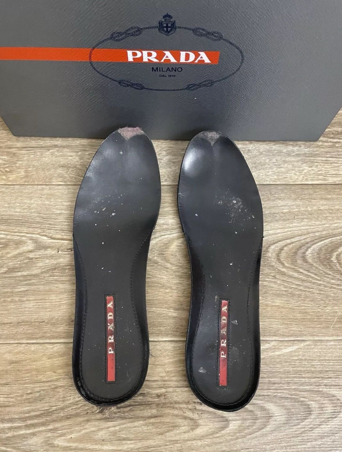 Prada Prada sneakers size 9,5 black/ gray Size US 9.5 / EU 42-43 - 12 Thumbnail