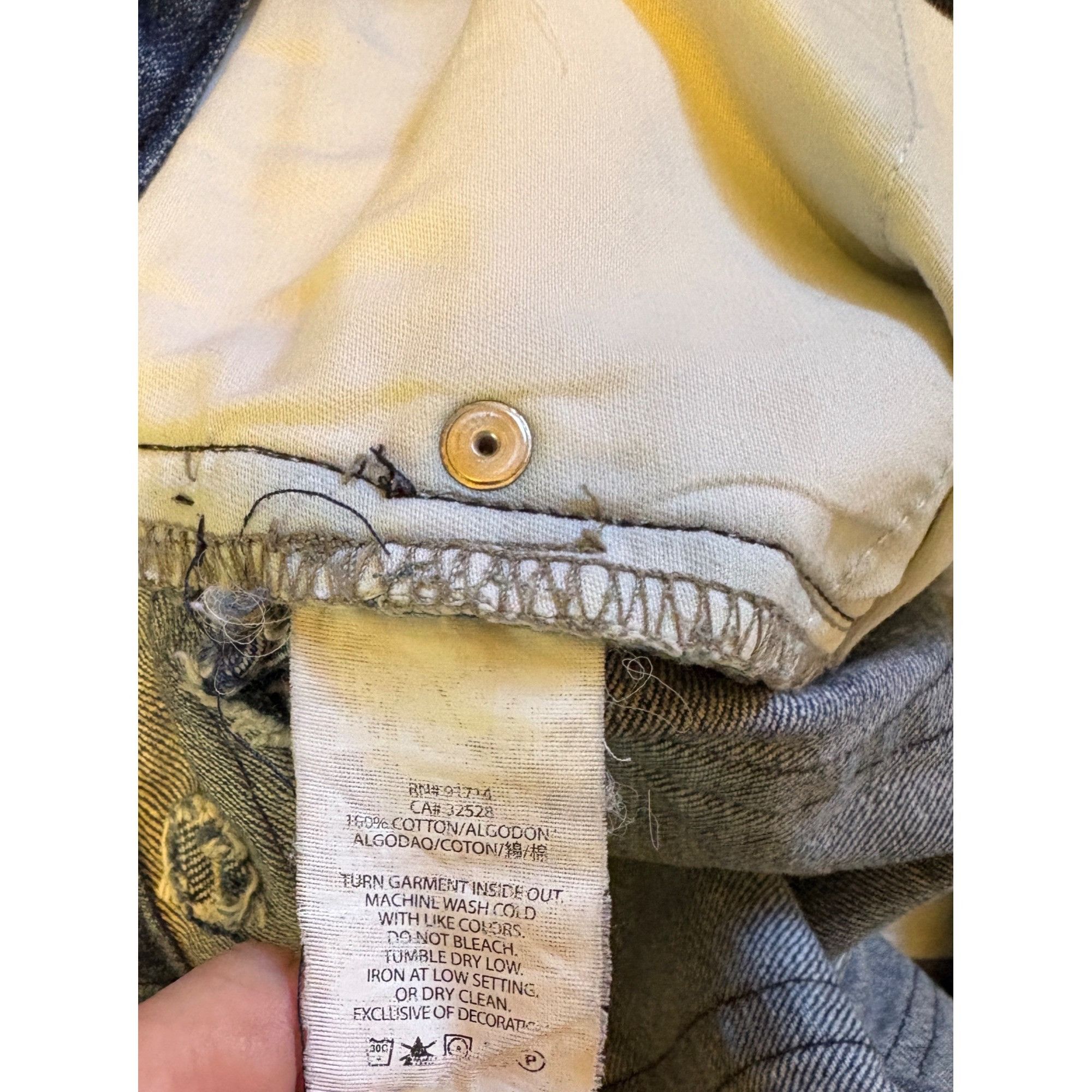 Armani VTG A/X Armani Exchange 36 X 31 Jeans J101 Bootcut Faded Men Size US 36 / EU 52 - 8 Thumbnail