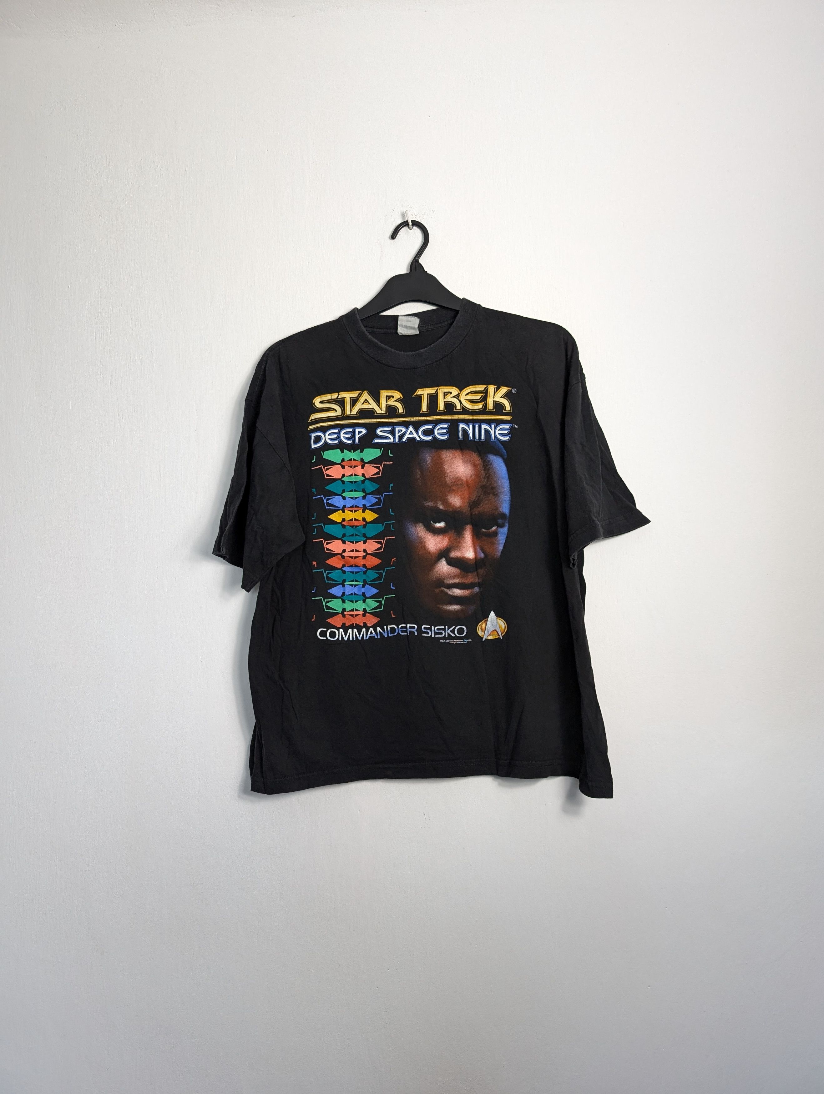 Vintage Star Trek 1993 90s Commander Sisko T-shirt Vintage Size US XL / EU 56 / 4 - 1 Thumbnail