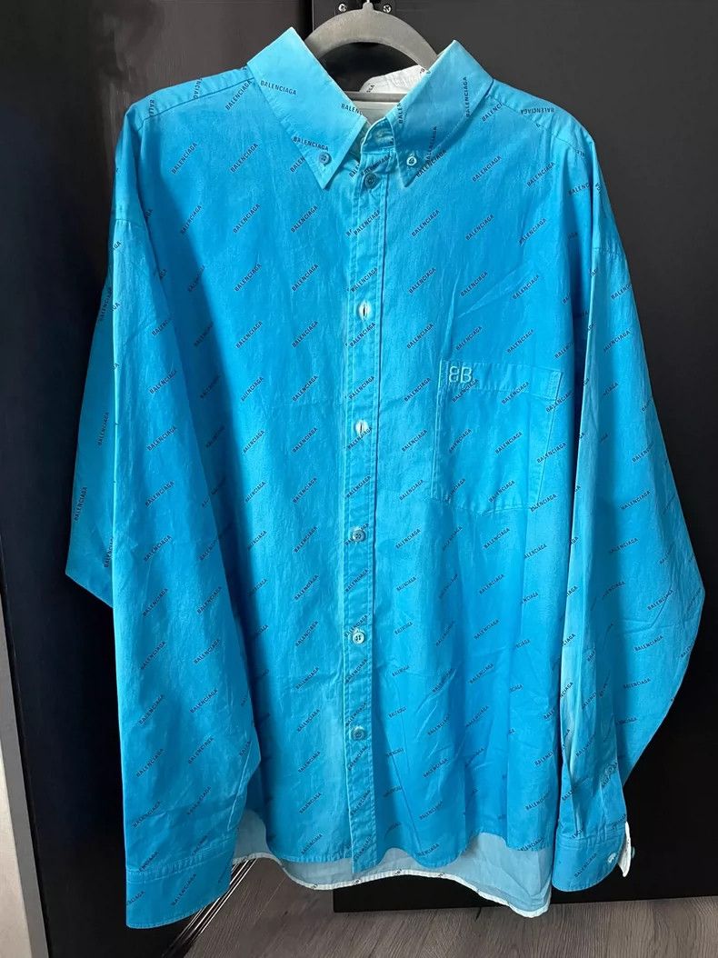 Balenciaga Balenciaga size 37 Long sleeve barrage logo shirt Size US XS / EU 42 / 0 - 1 Thumbnail