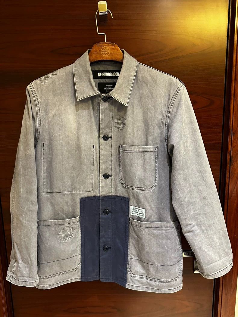 Neighborhood Neighborhood Light Gray Blue Jacket Size US L / EU 52-54 / 3 - 1 Thumbnail