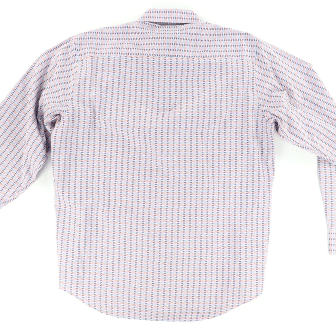 BUGATCHI Bugatchi Uomo Classic Fit Geometric Long Sleeve Button Up Shirt Men's XL Size US XL / EU 56 / 4 - 4 Thumbnail
