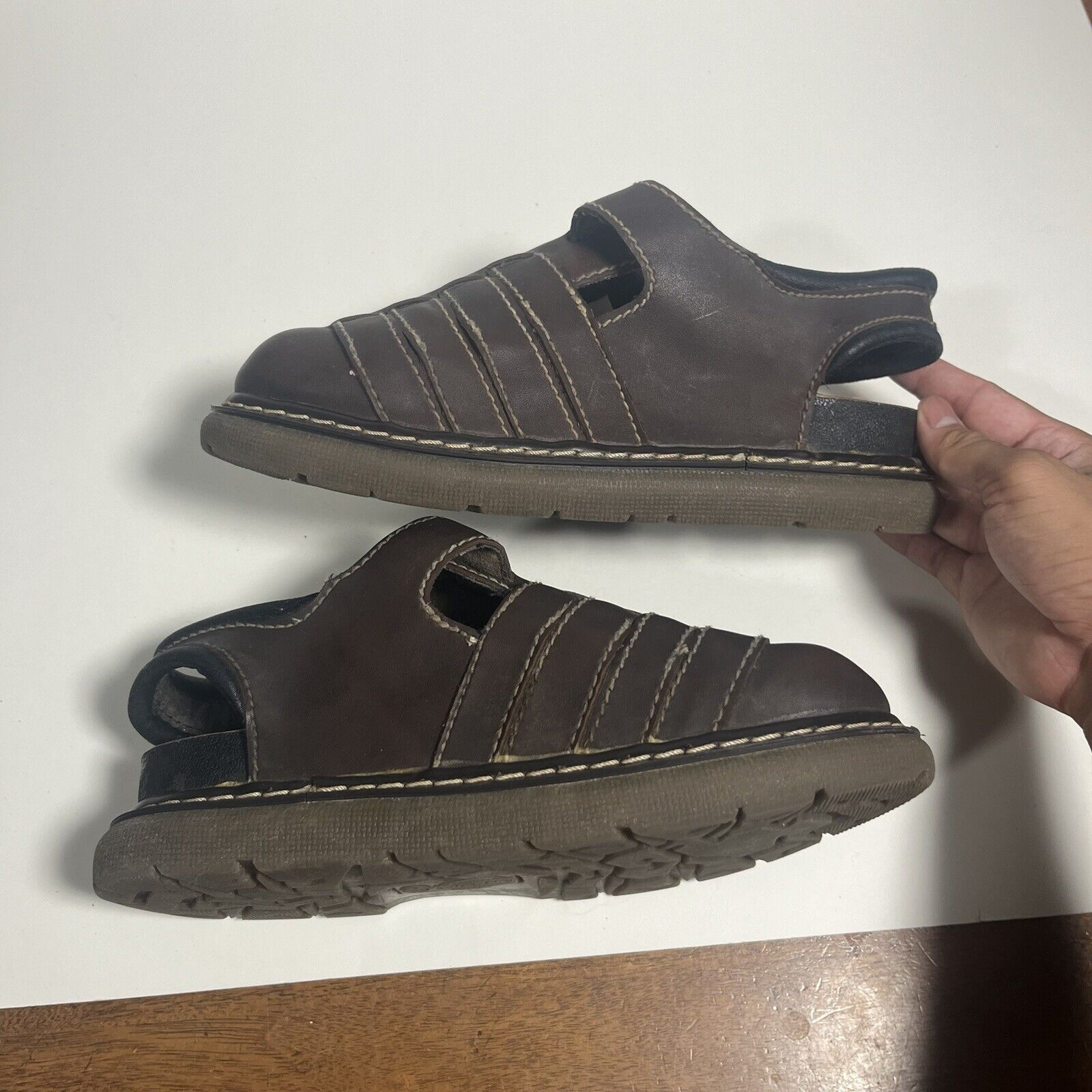 Dr. Martens Size 8 M- Original Rugged Outback Men's Sandals Shoes Brown Size US 8 / EU 41 - 3 Thumbnail