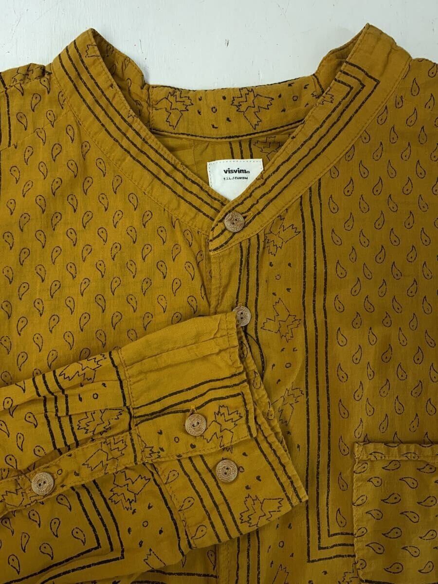 Visvim Visvim Kafka L S Bandana Ctn Yellow Paisley Size US L / EU 52-54 / 3 - 8 Thumbnail