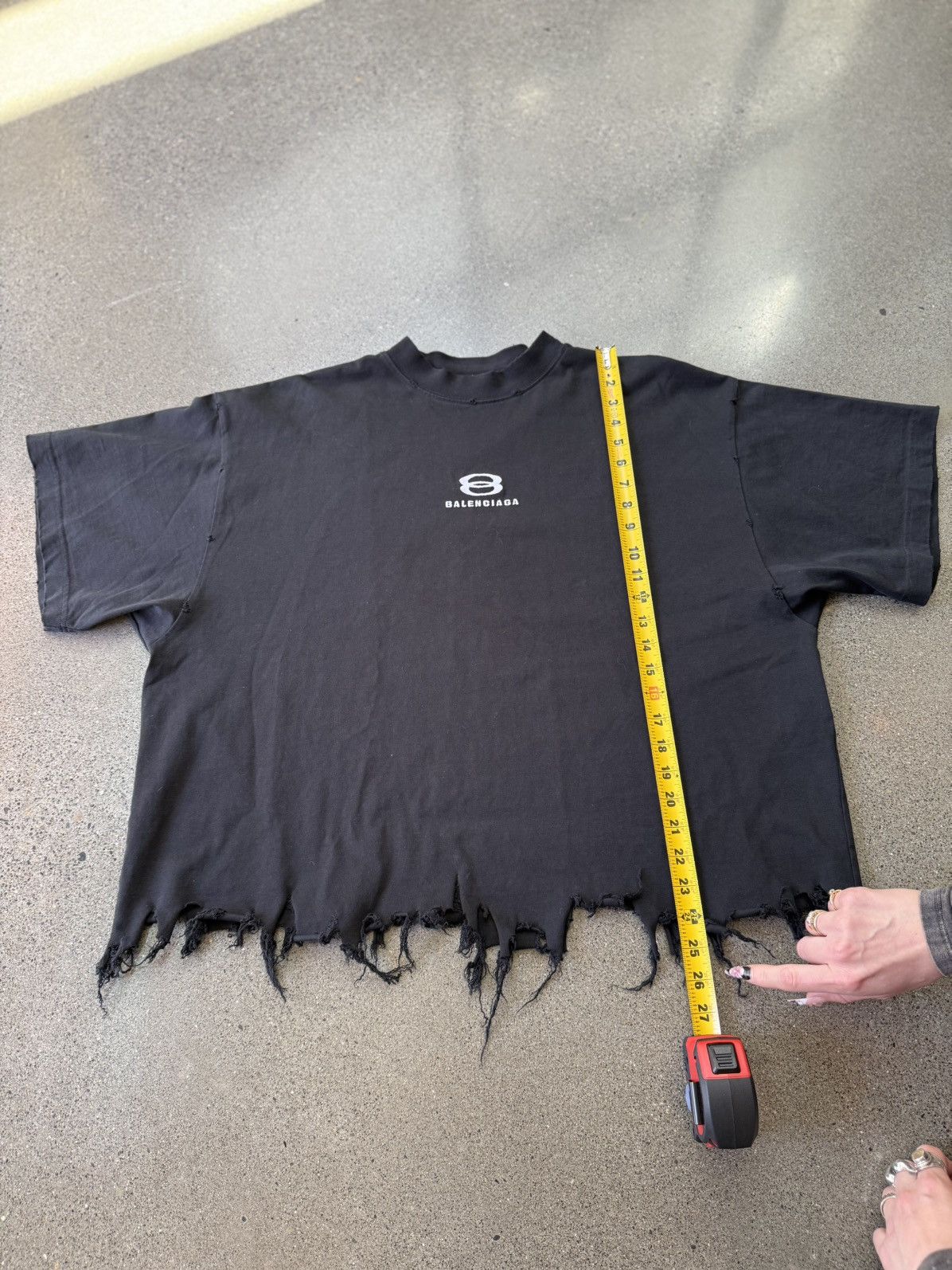 Balenciaga Demna Balenciaga Distressed Unity Shirt Size US M / EU 48-50 / 2 - 5 Thumbnail