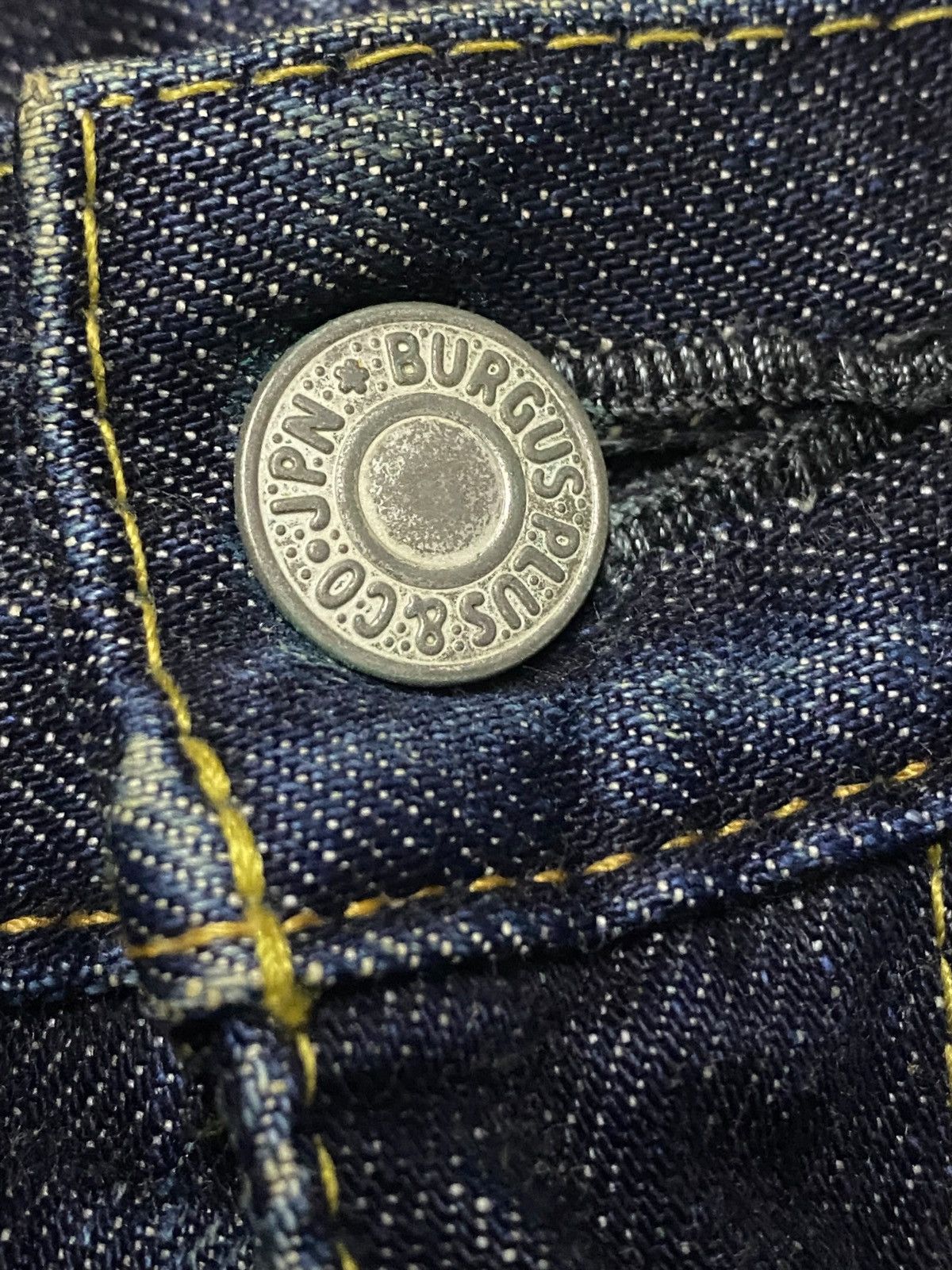 Burgus Plus Vintage Japanese Brand Burgus Blue Straight Fit Jeans Size US 30 / EU 46 - 9 Thumbnail