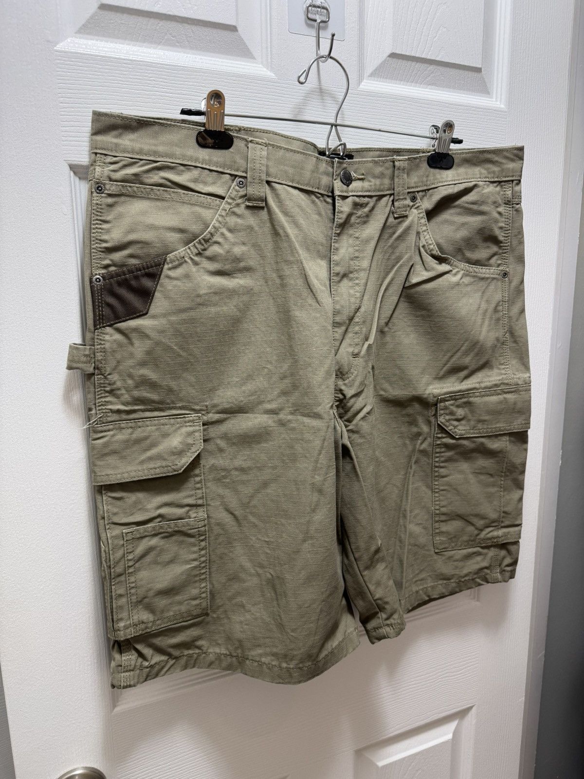 Wrangler Wrangler Workwear Carpenter Painter Cargo Shorts Pocket Army Size US 40 / EU 56 - 3 Thumbnail