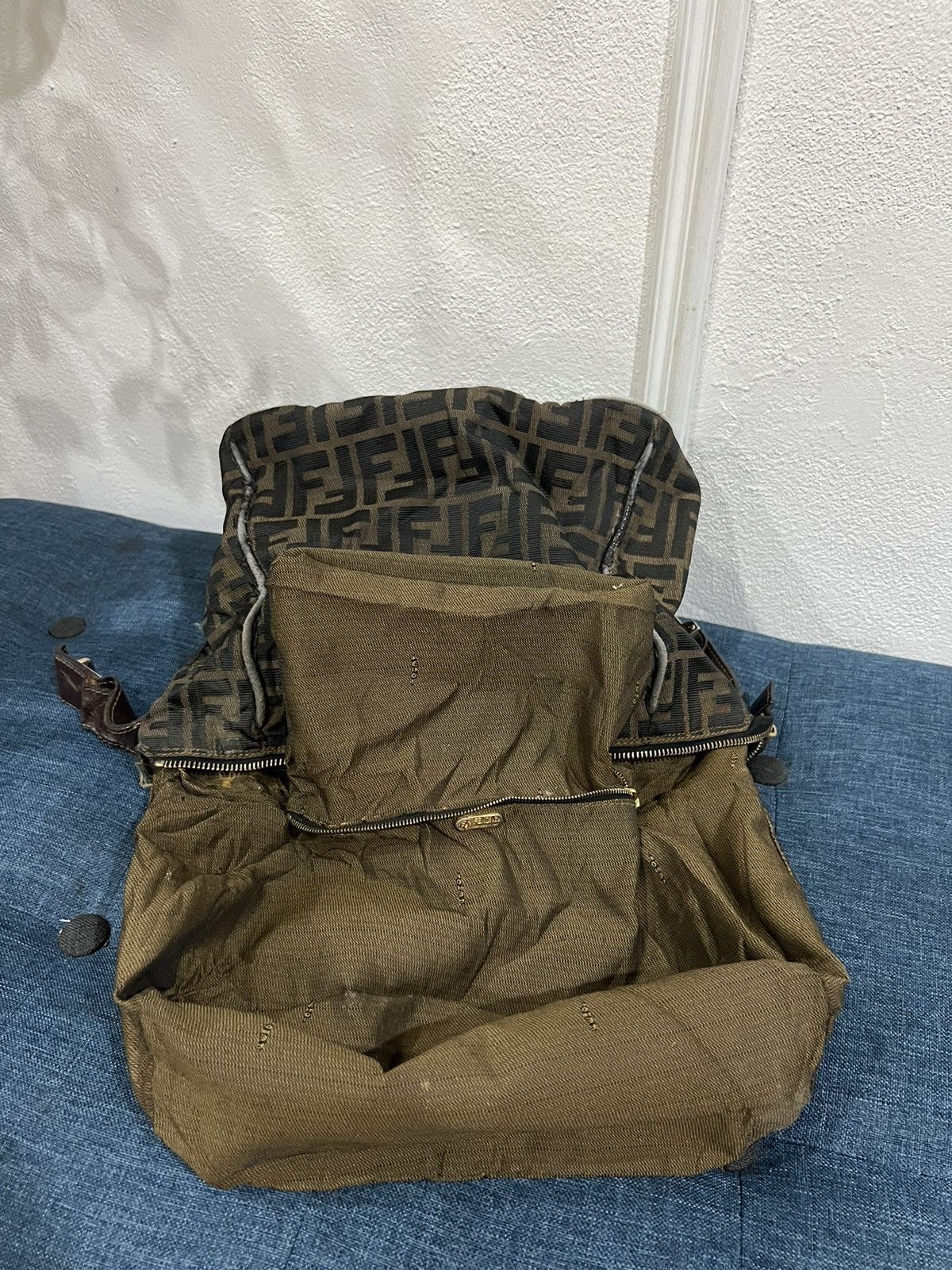 Fendi × Vintage VINTAGE FENDI ZUCCA VANITY CASE BAG Size ONE SIZE - 9 Thumbnail