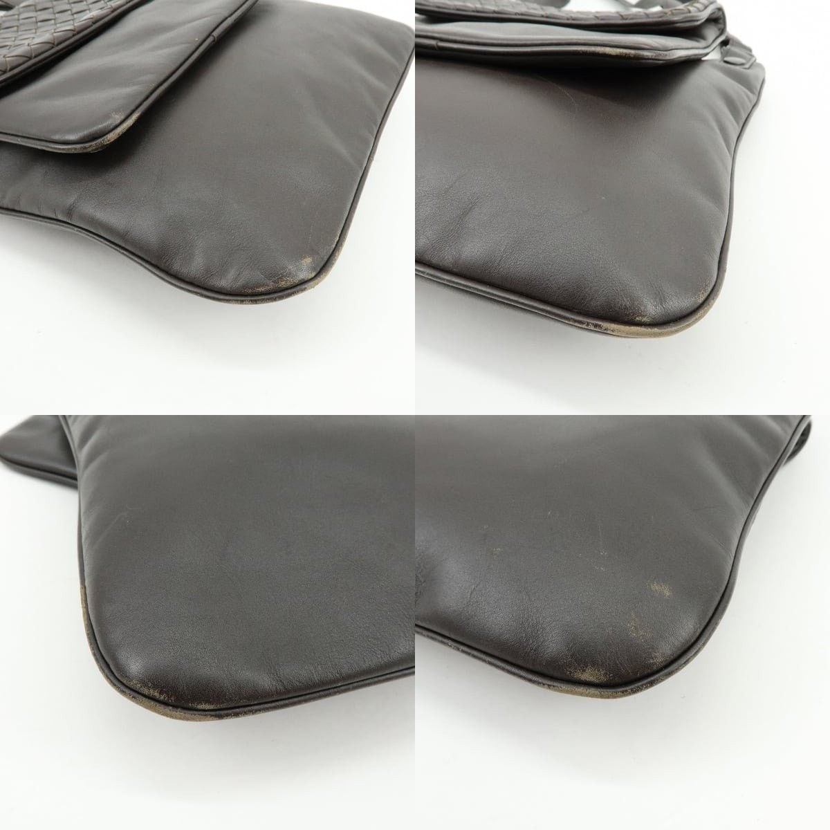 Bottega Veneta Bottega Veneta Intrecciato Calfskin Crossbody Bag Brown Size ONE SIZE - 5 Thumbnail