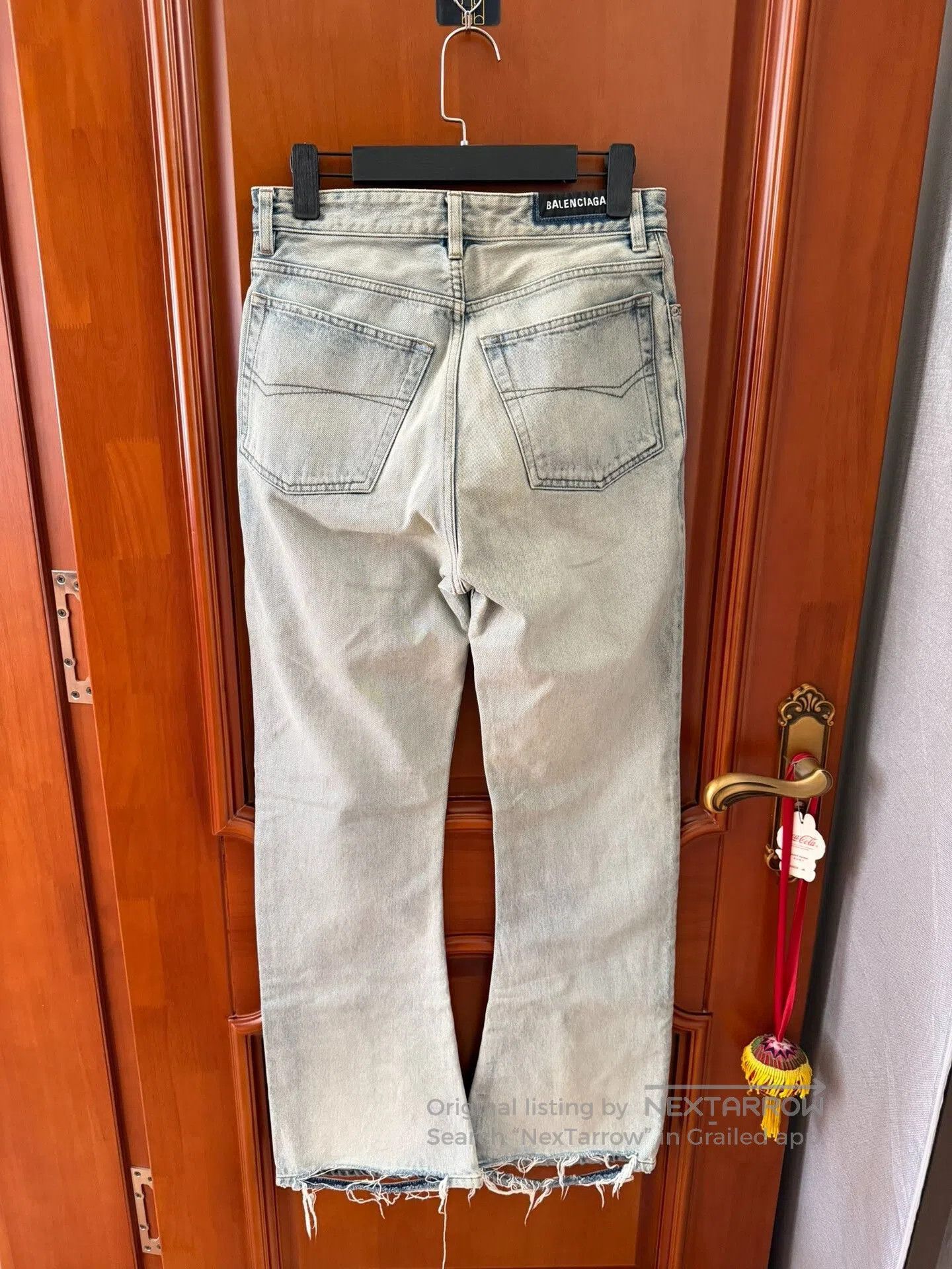 Wasted Paris balenciaga distressed hem denim pants size M. Size US 28 / EU 44 - 2 Thumbnail