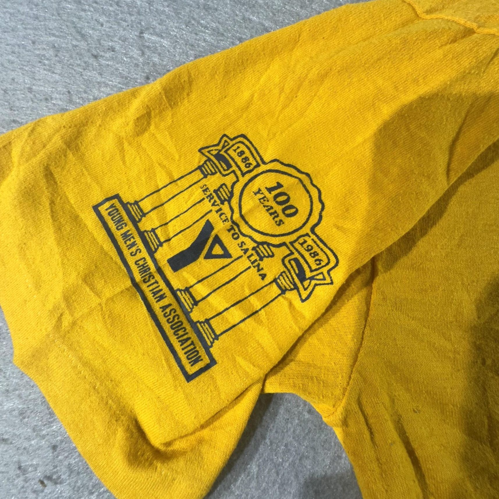 Jerzees VINTAGE Vintage Salina Family YMCA Shirt Mens Large Soccer Coach Centennial 80s Tee Size US L / EU 52-54 / 3 - 6 Thumbnail