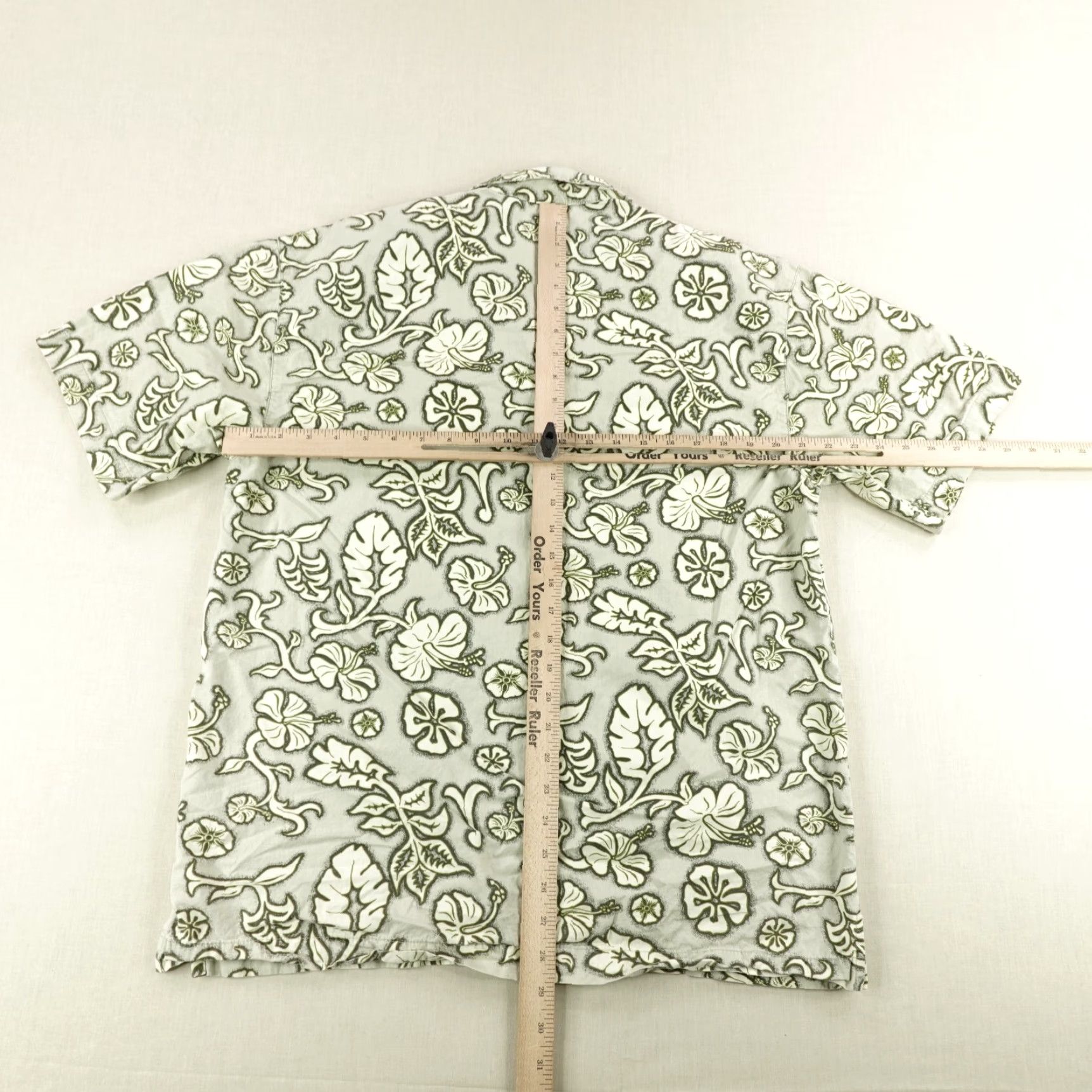 No Fear Vintage No Fear Shirt Mens Small Green Hawaiian Button Up Floral Surfer 90s USA Size US S / EU 44-46 / 1 - 6 Thumbnail
