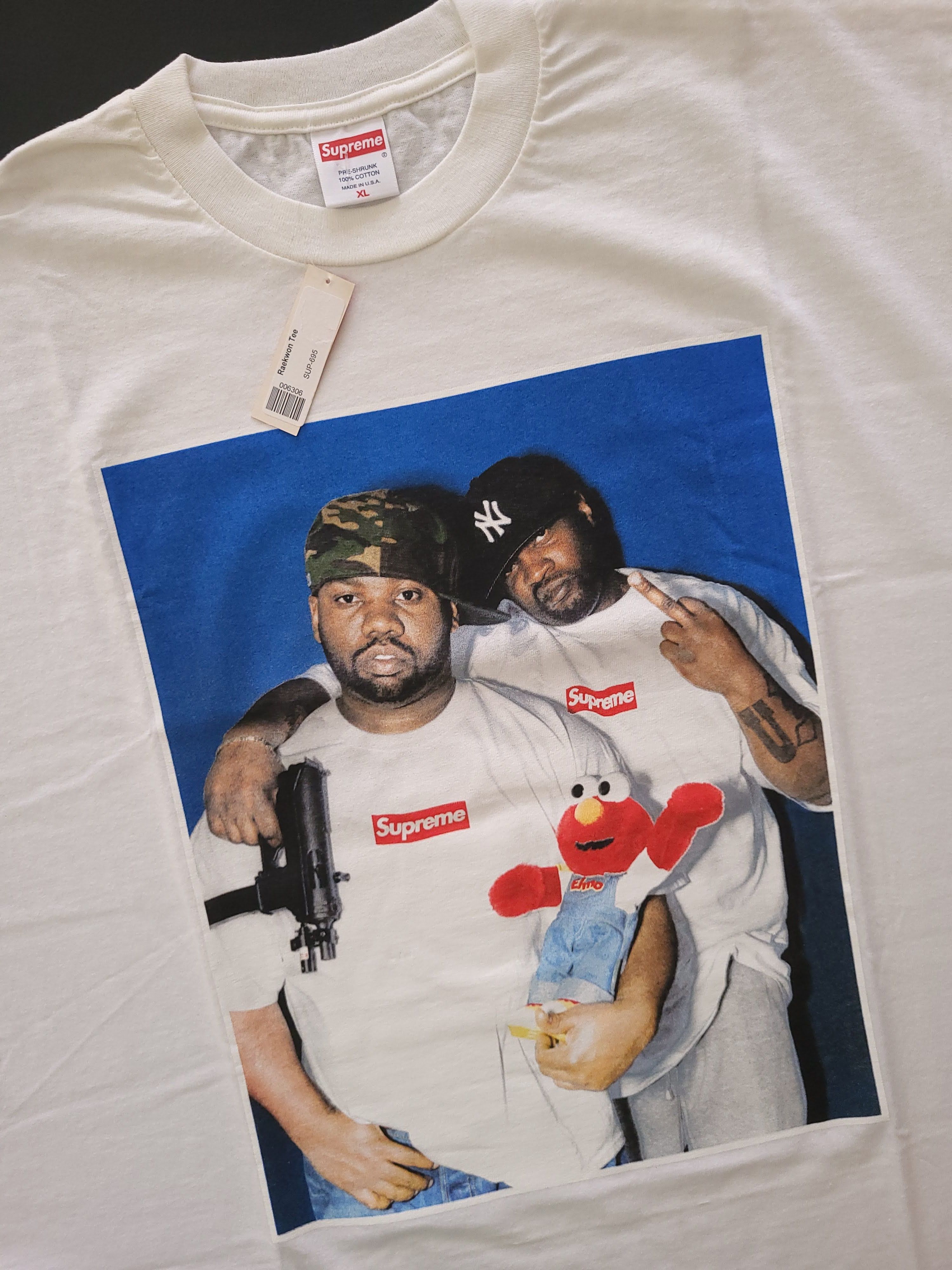 image of Supreme Raekwon Photo Tee 2005 in White, Men's (Size XL)