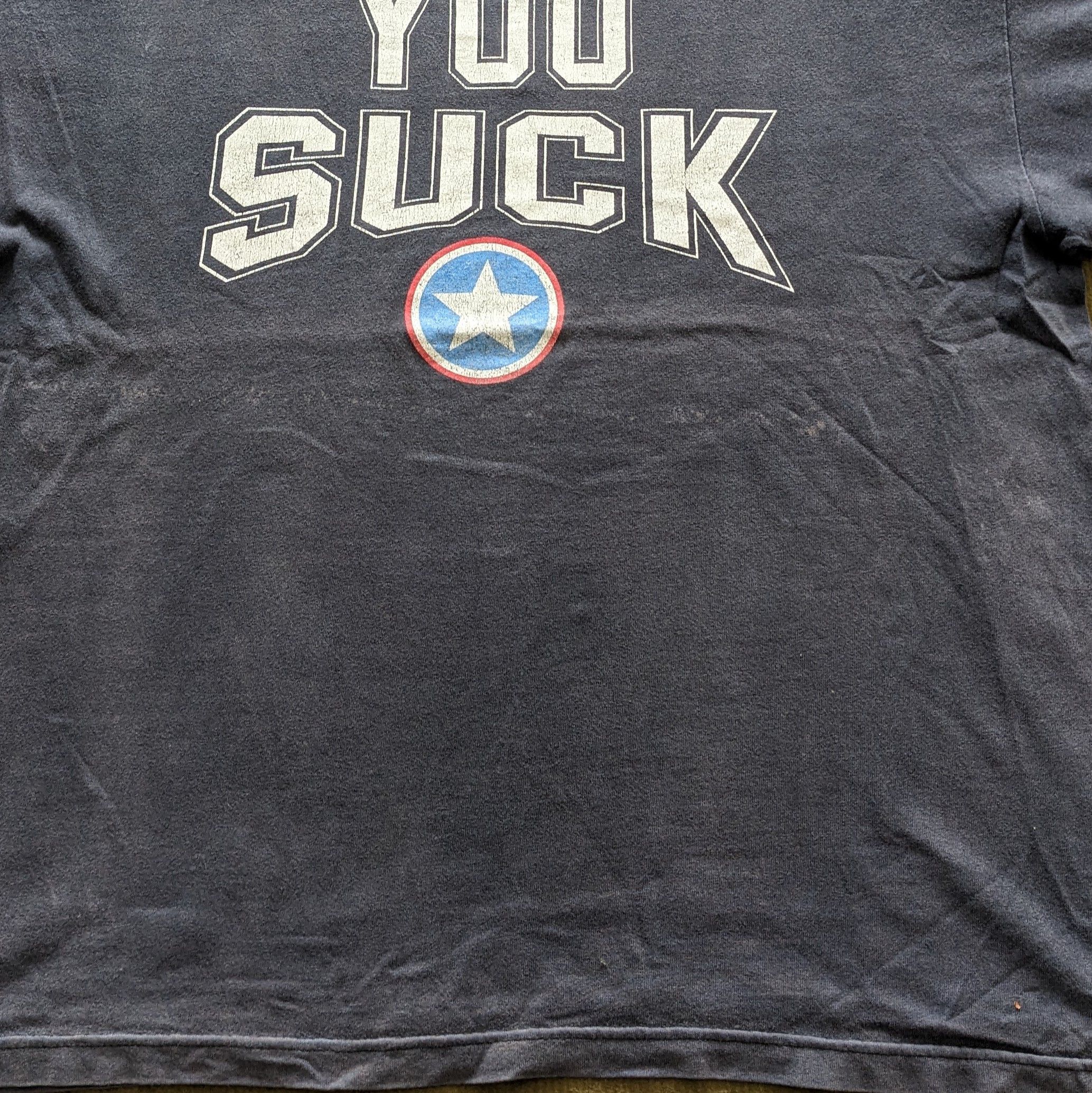 Other Vintage KURT ANGLE You Suck T-shirt Size US XL / EU 56 / 4 - 5 Thumbnail
