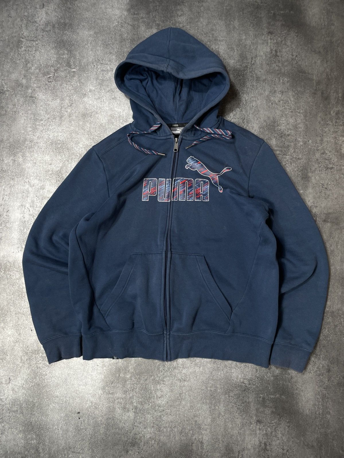 Puma 🔥RARE🔥Puma Hoodie Zip Vintage Y2K Spellout Rare Size US S / EU 44-46 / 1 - 1 Thumbnail