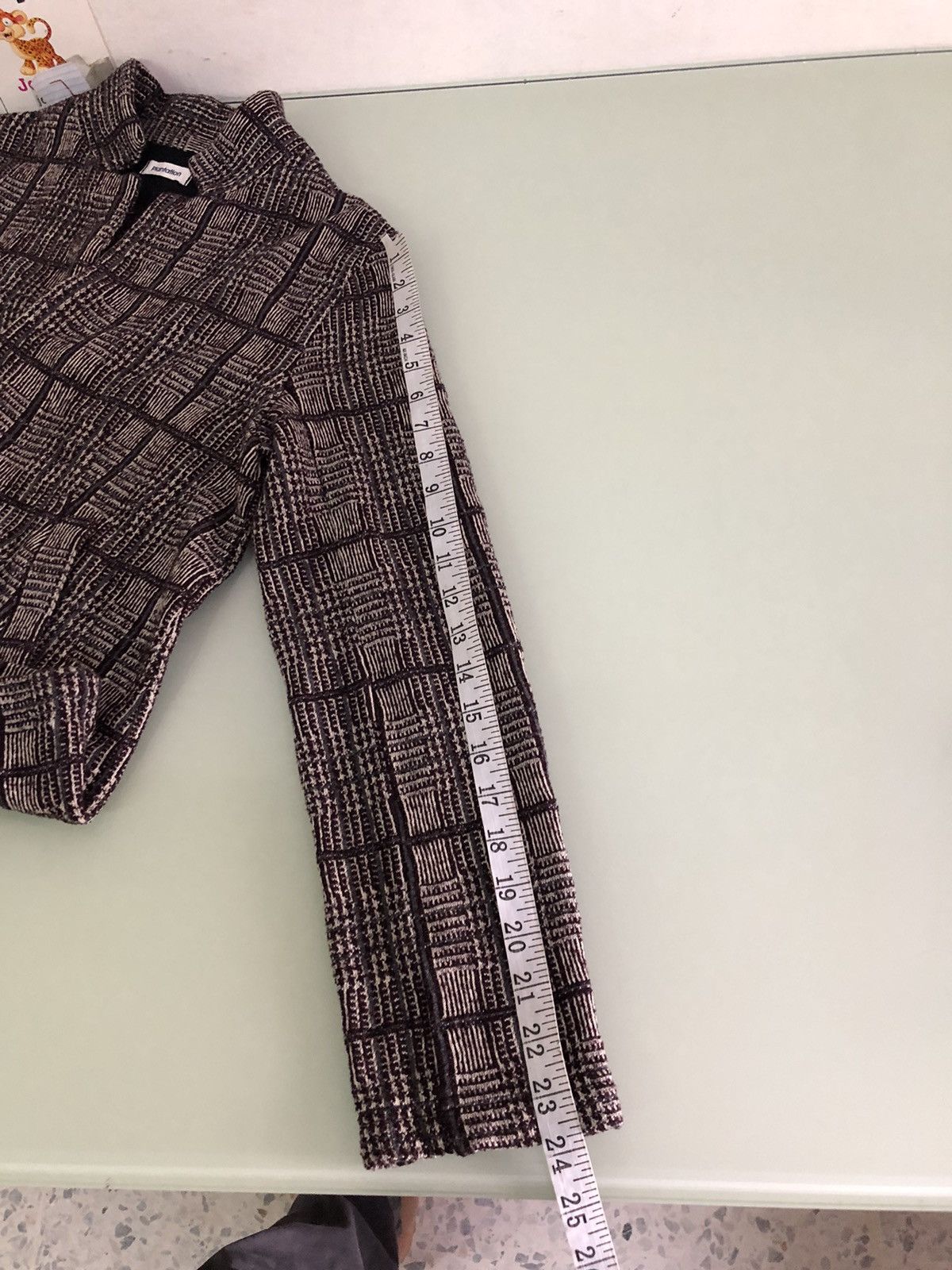 Issey Miyake Issey Miyake Plantation Tartan Tweed Cotton Blazer Jacket Size M / US 6-8 / IT 42-44 - 22 Thumbnail
