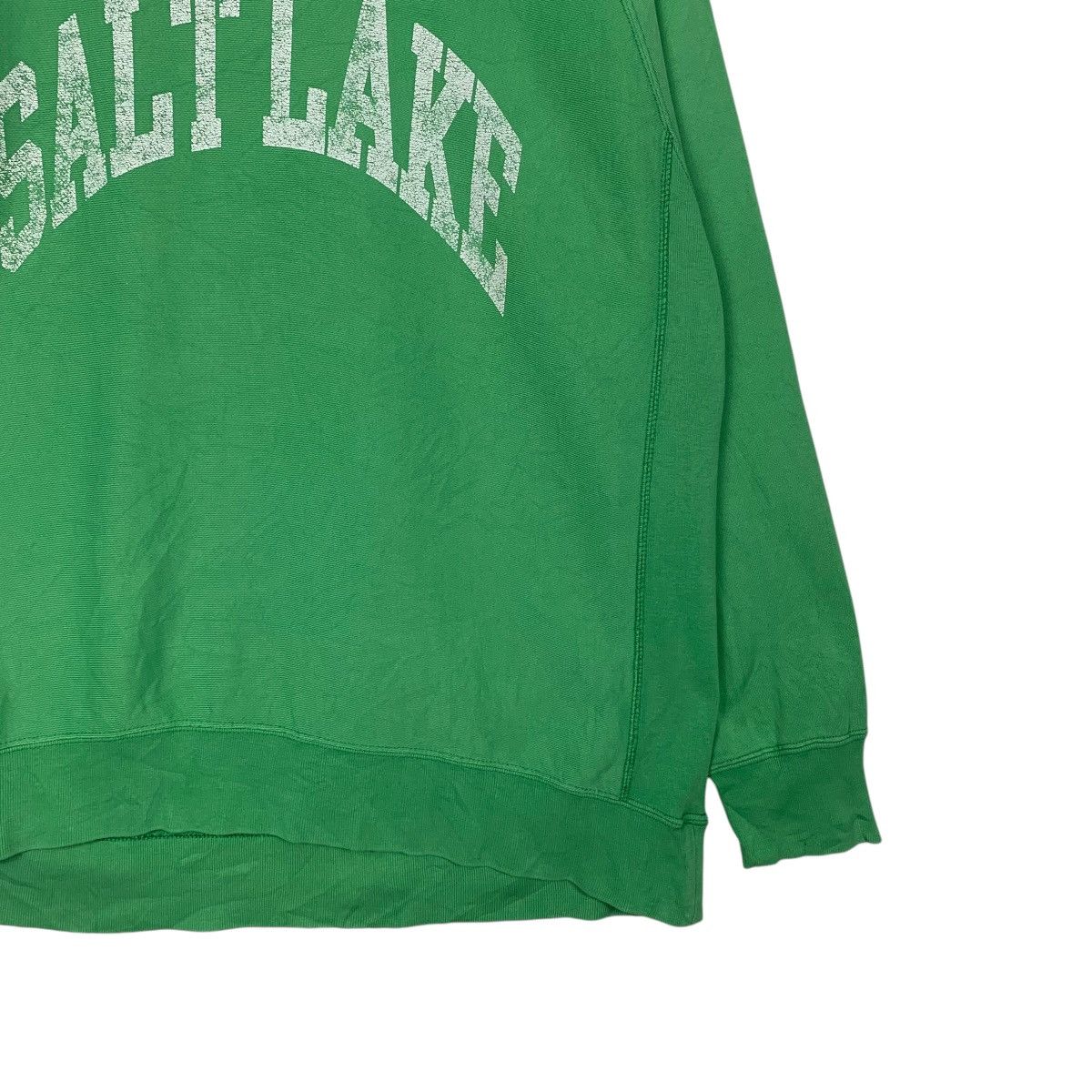 Japanese Brand Salt Lake Crewneck Green Sweatshirt Size L / US 10 / IT 46 - 4 Thumbnail