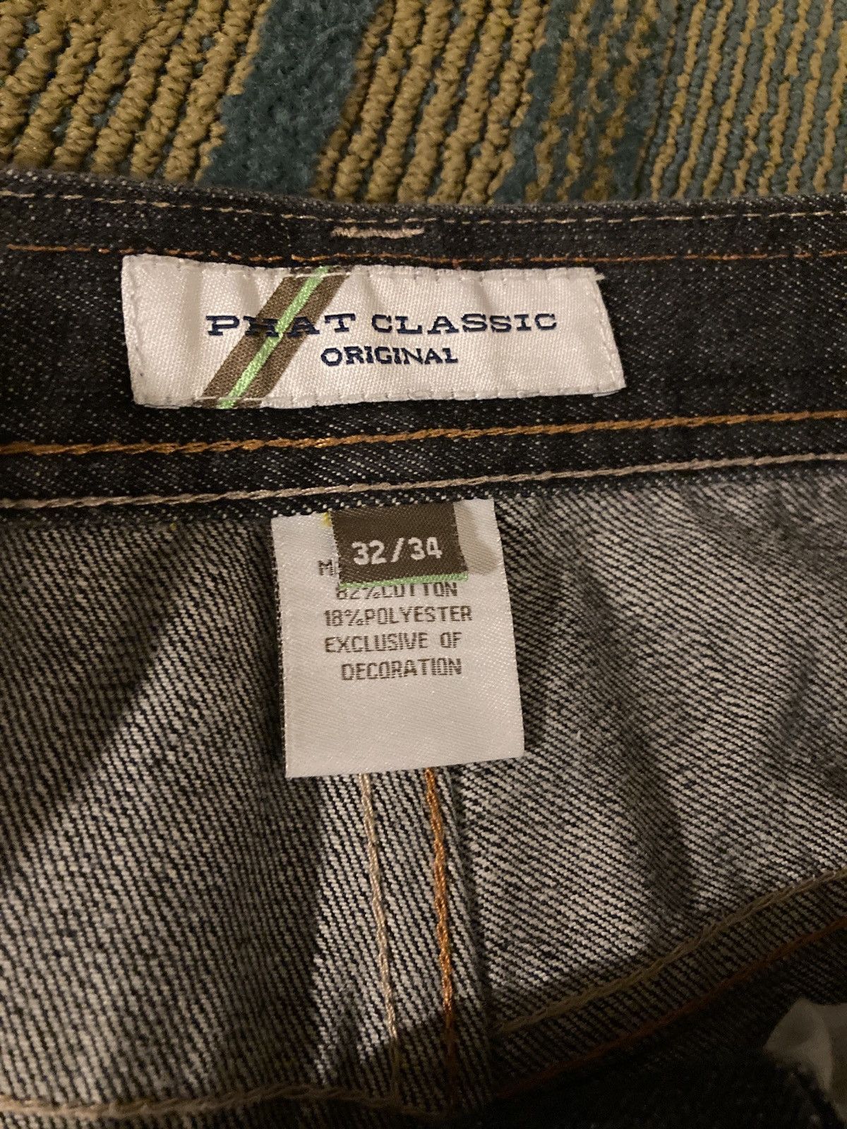 Phat Farm × Vintage VTG Phat Farm Y2K baggy denim 32x34 Size US 32 / EU 48 - 7 Thumbnail