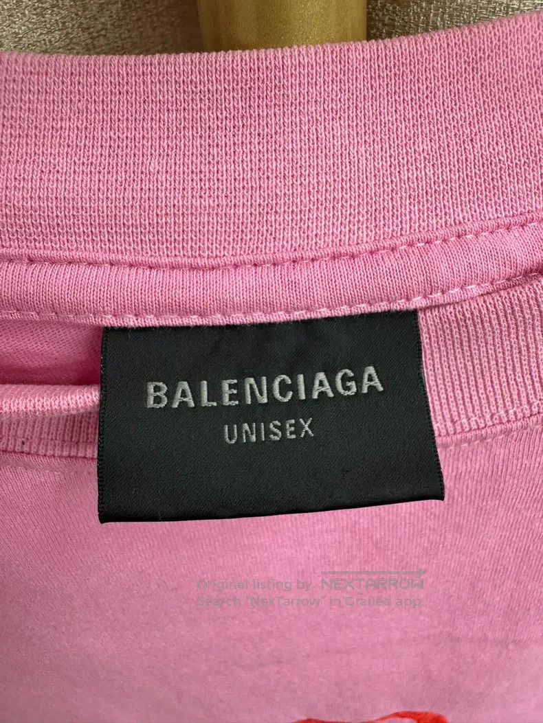 Balenciaga Balenciaga Embroidered Round Neck Short Sleeve Size S / US 4 / IT 40 - 3 Thumbnail