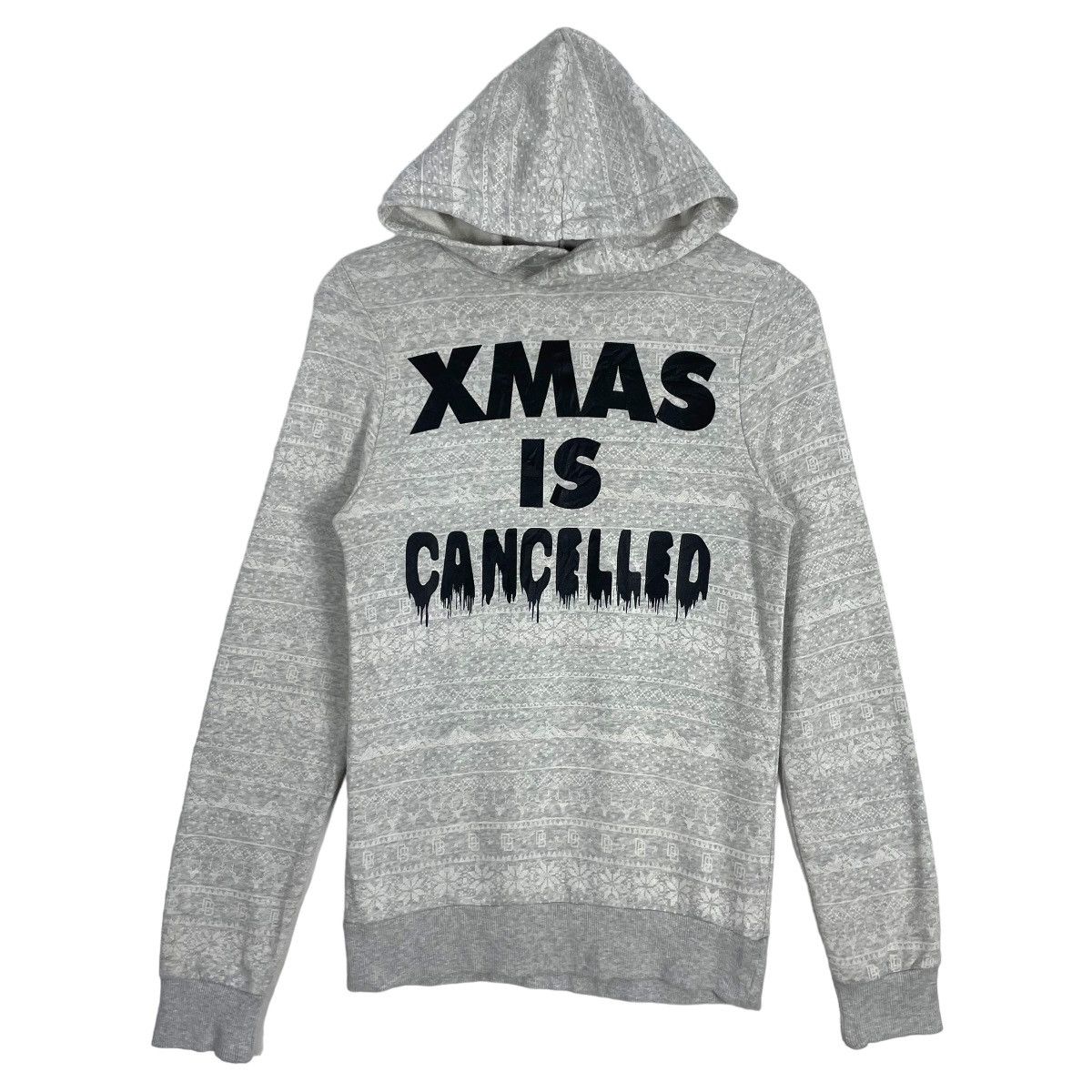 image of Divided Sweatshirt Xmas Is Cancelled By Devided Sweatshirt Women in Grey (Size XS)